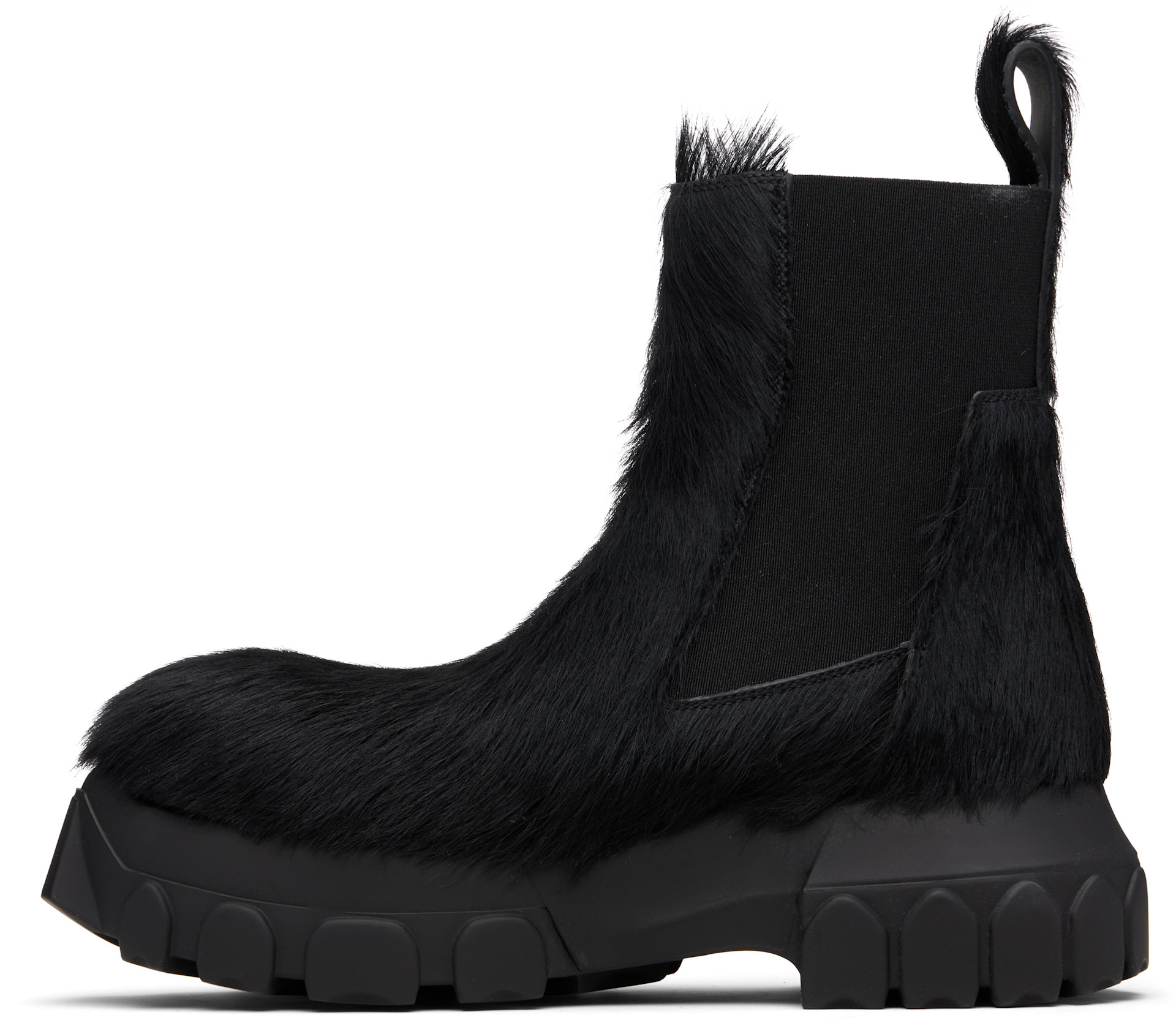 Rick Owens: ブラック Concordians Beatle Bozo Tractor ブーツ