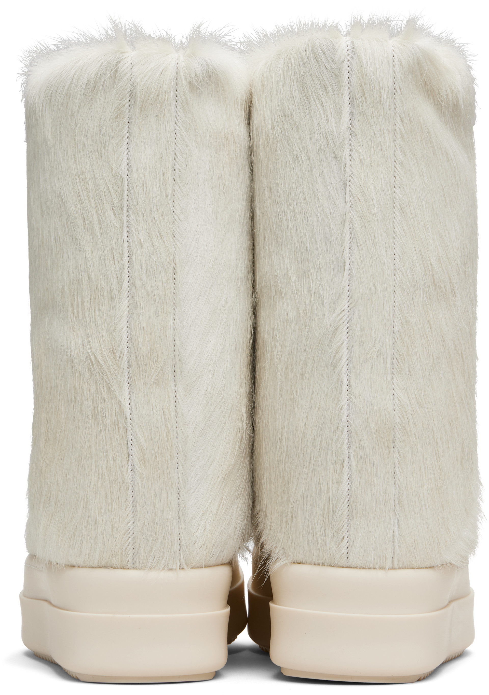 Rick Owens: Off-White Concordians Mega Bumper Lunar Boots | SSENSE