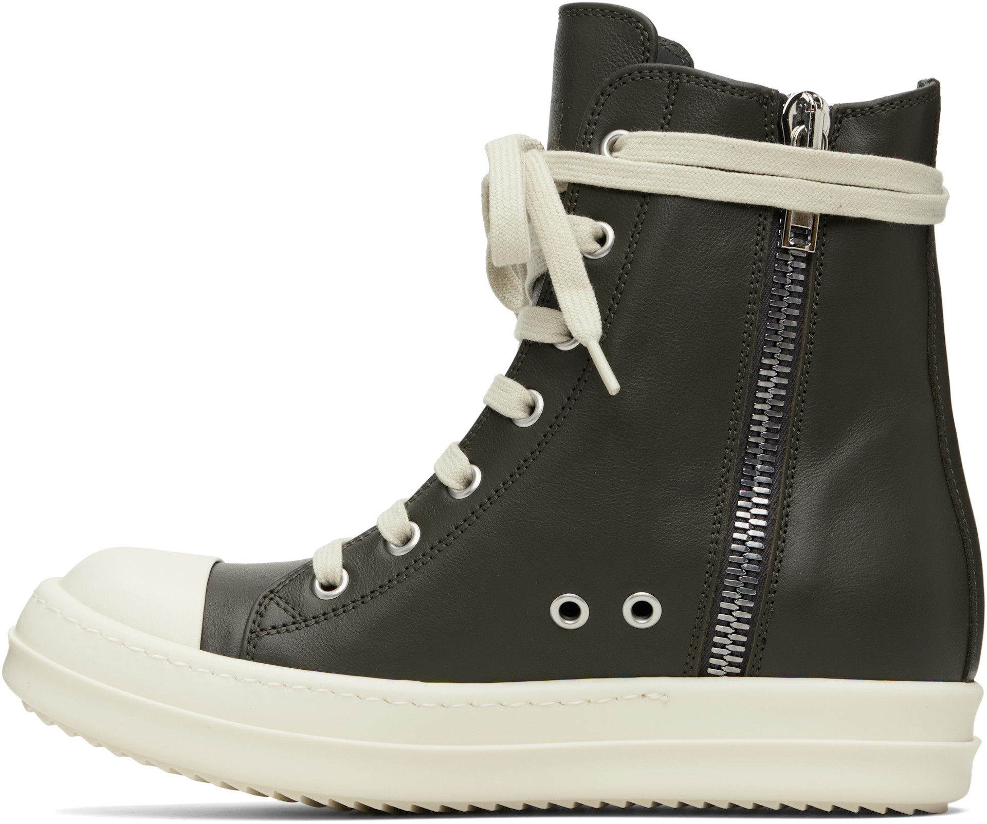 Rick Owens - Baskets grises - Concordians