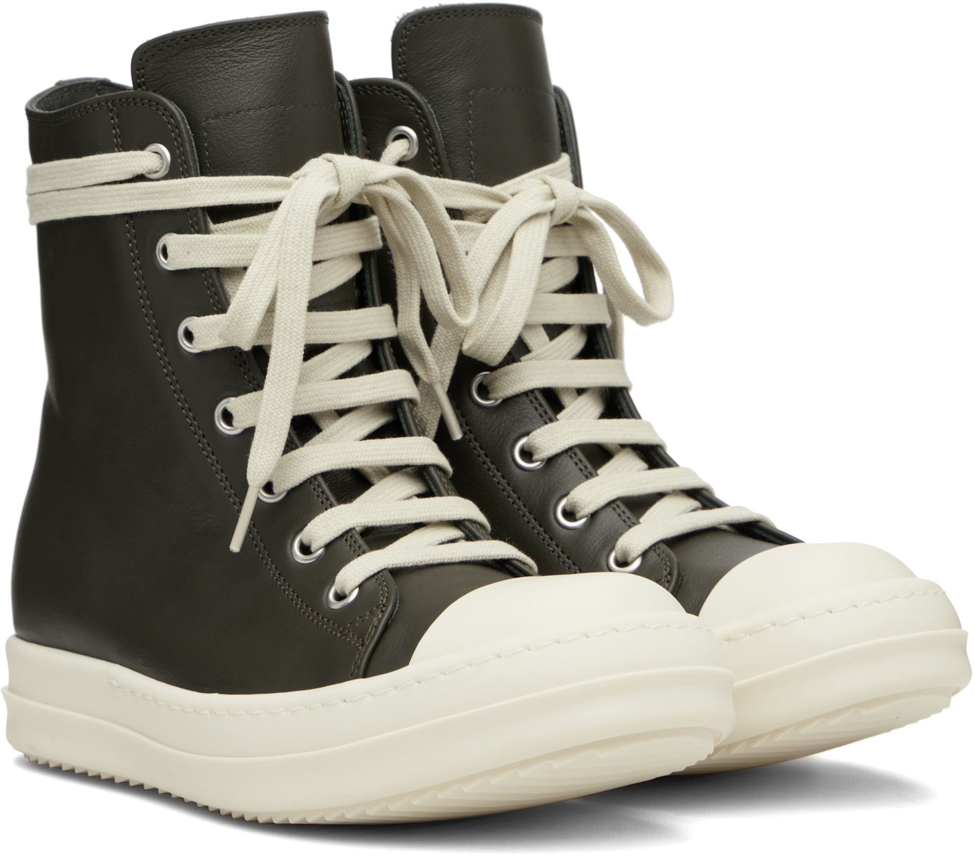 Rick Owens: Gray Concordians Sneakers | SSENSE