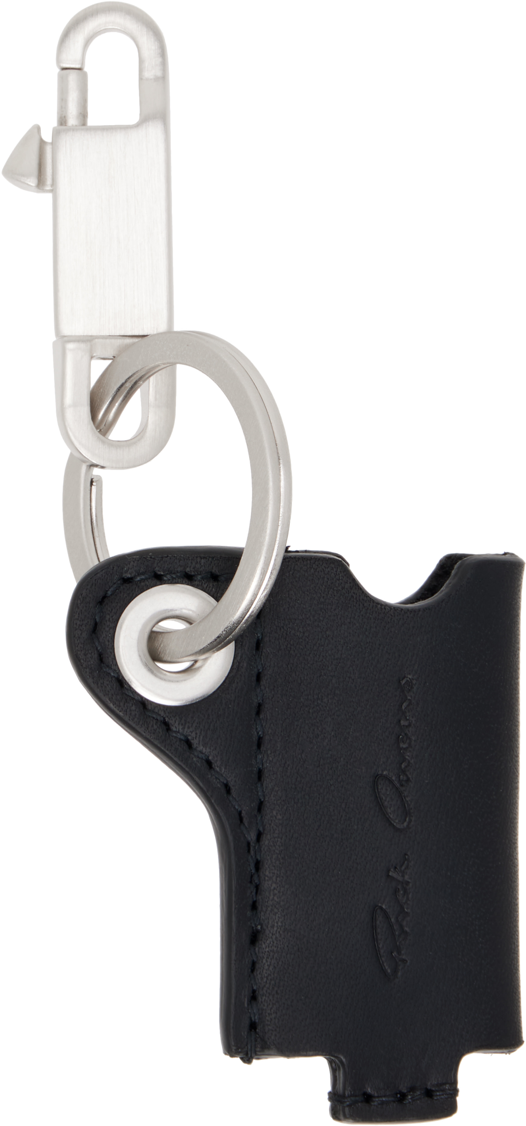 Rick Owens: Black Concordians Mini Lighter Holder Keychain