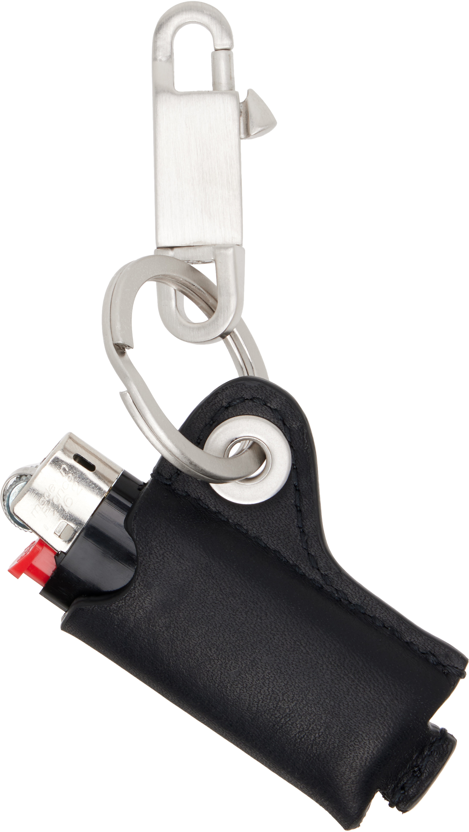 Rick Owens: Black Concordians Mini Lighter Holder Keychain | SSENSE