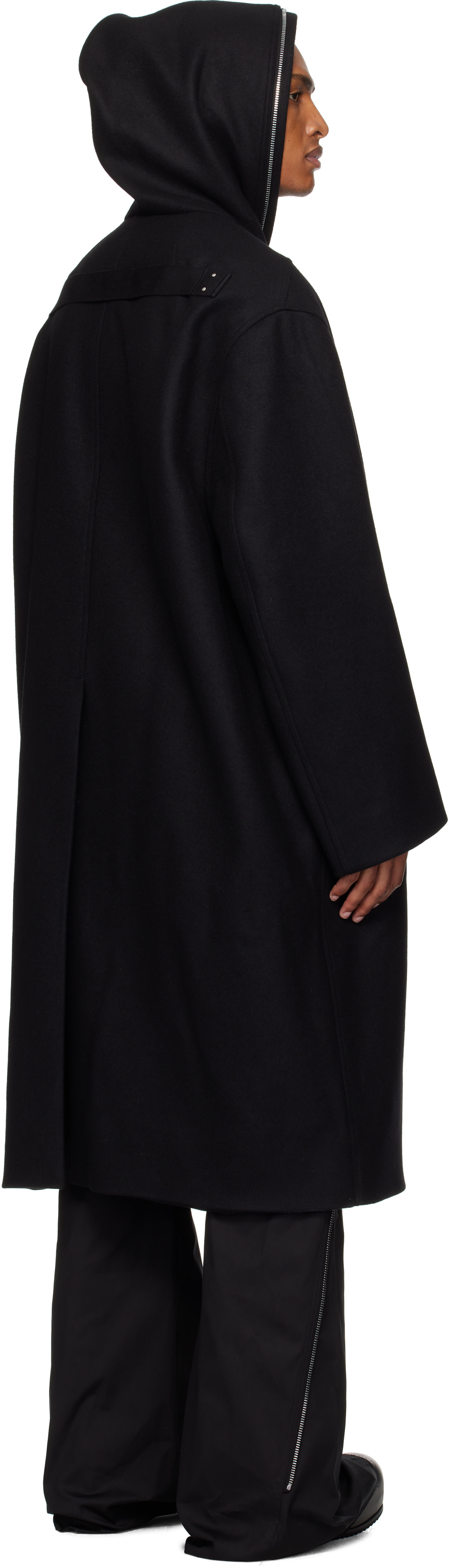 Rick Owens - ブラック Concordians Mac コート