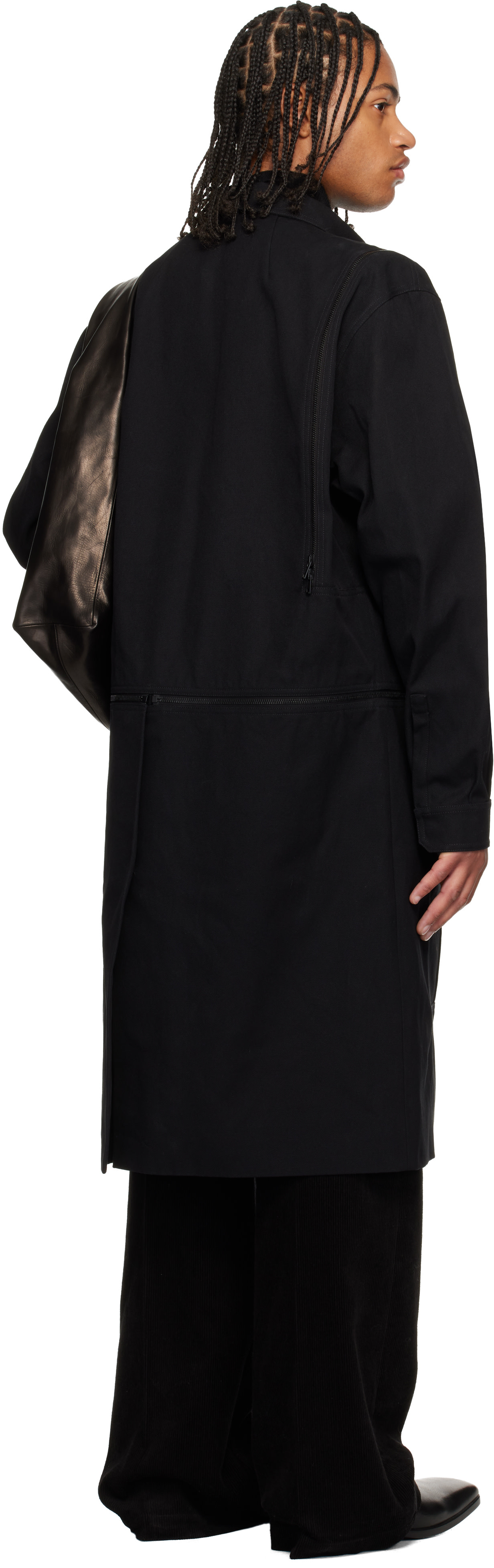 Rick Owens: ブラック Concordians Bonotto Capsule Heizer ロング