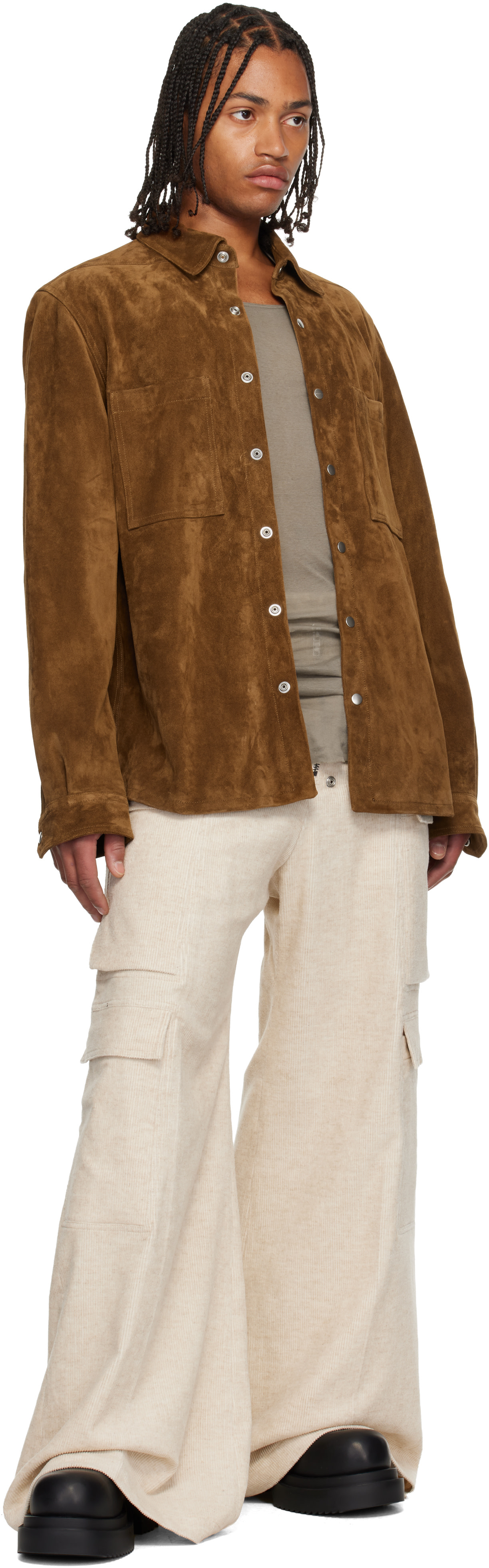 Rick Owens: オフホワイト Concordians Tailored Cargobelas カーゴ