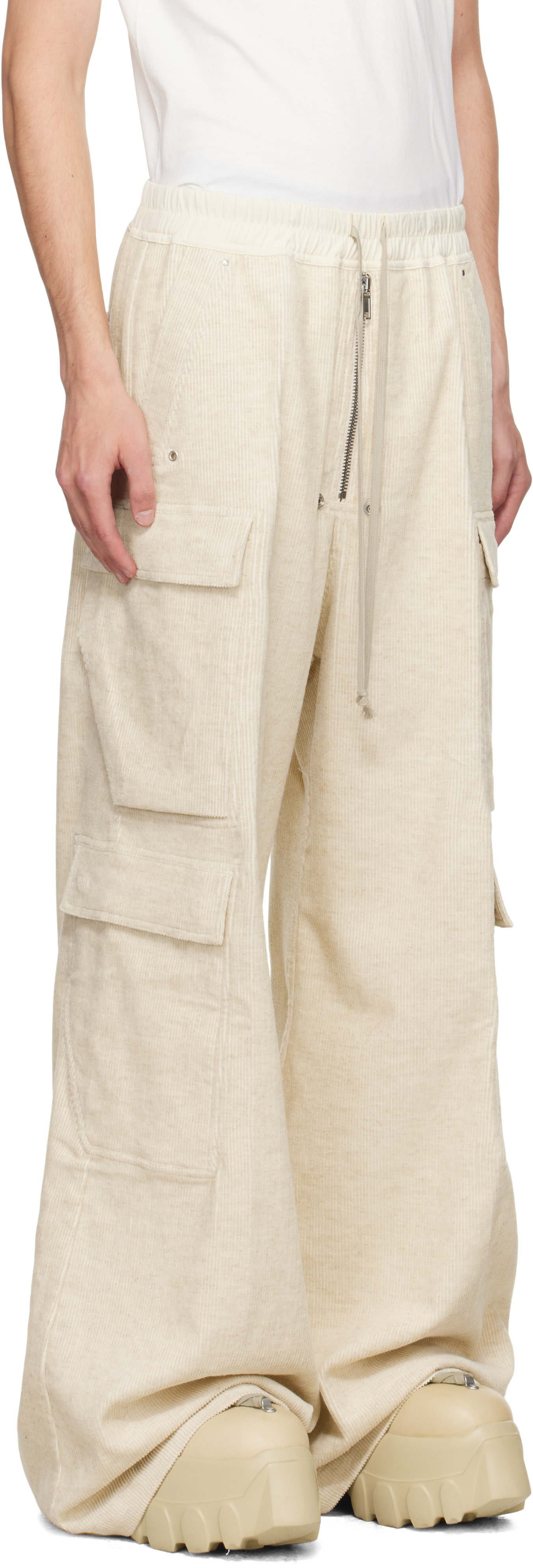 Rick Owens: Off-White Concordians Cargobelas Cargo Pants | SSENSE