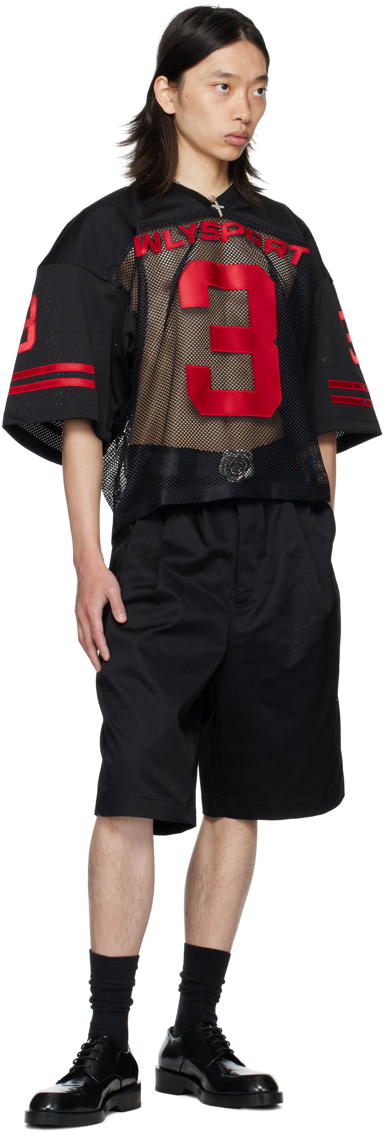 WILLY CHAVARRIA: Black Borracho Shorts | SSENSE