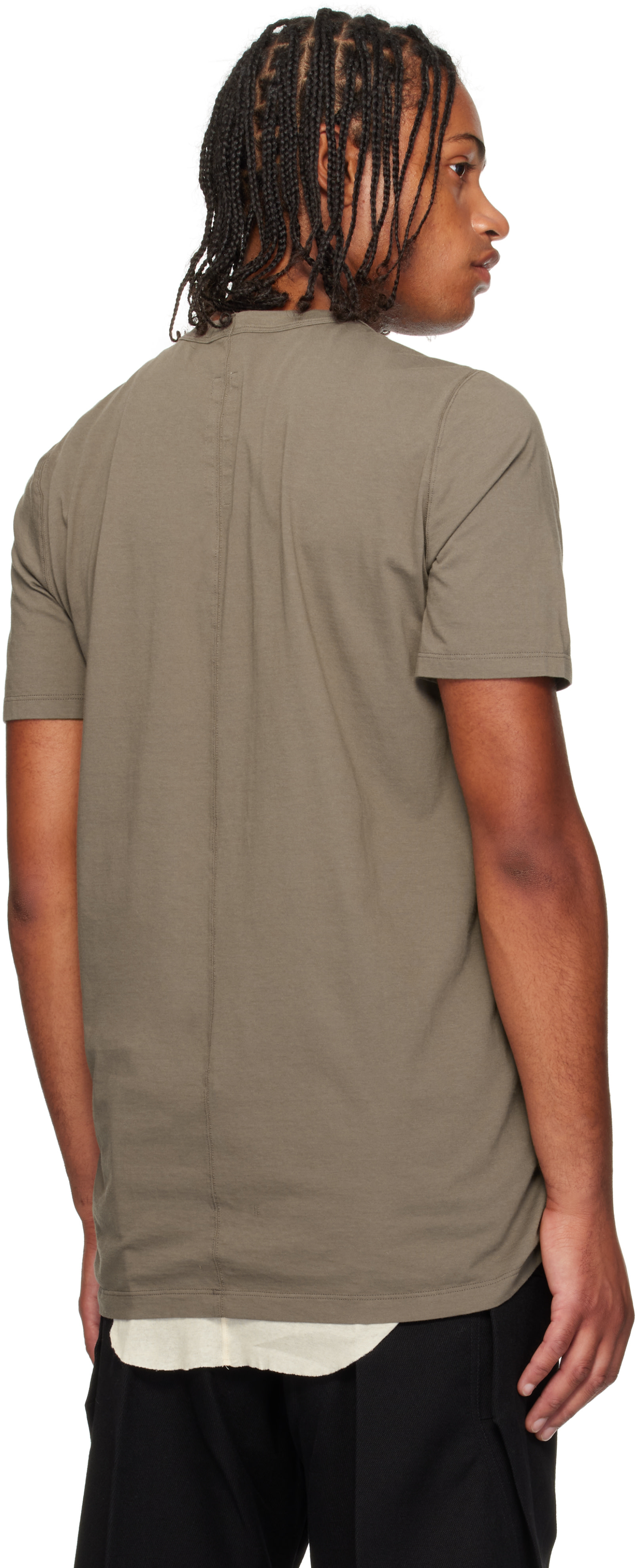 Rick Owens: グレー Concordians Level Tシャツ | SSENSE 日本