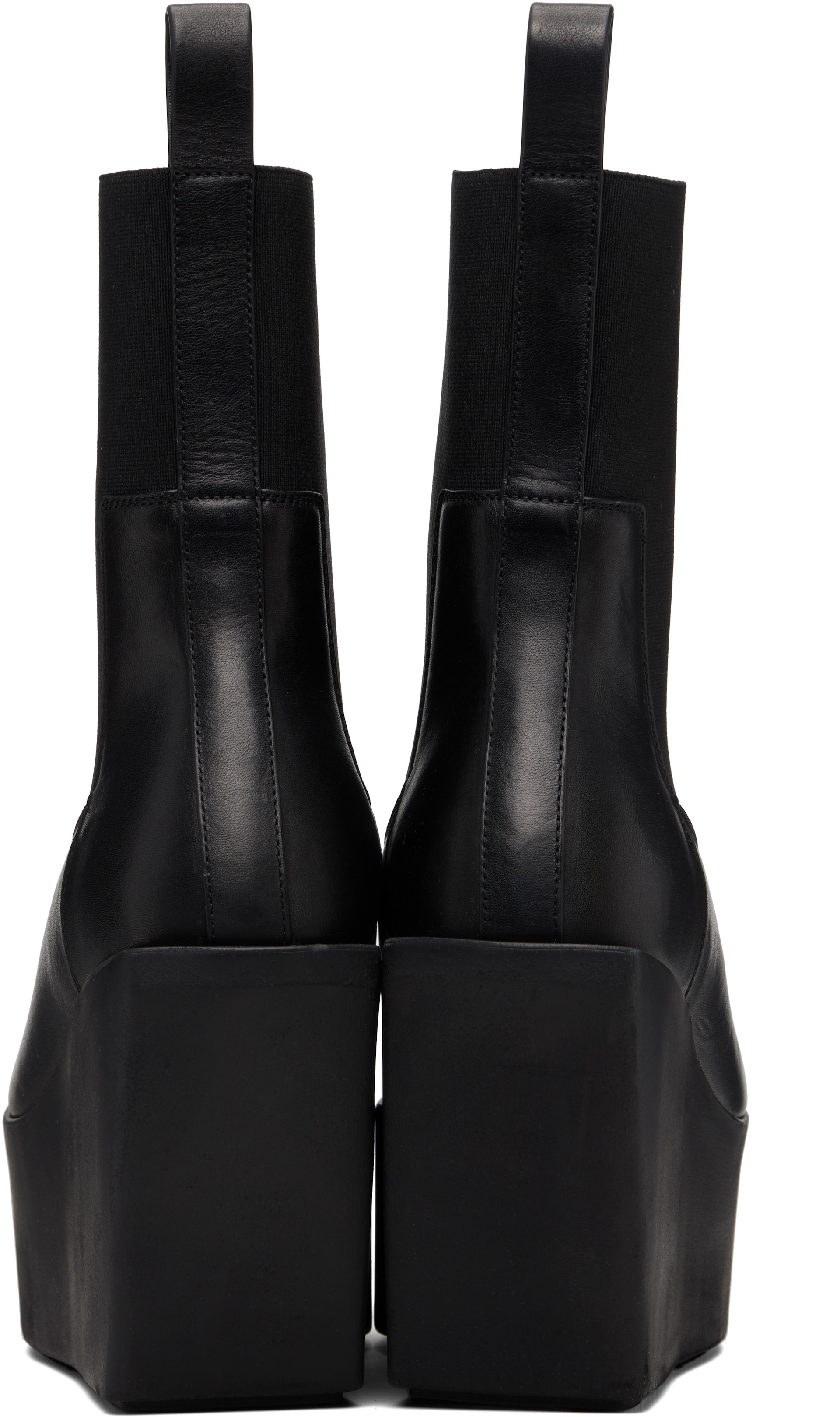 Rick Owens: ブラック Concordians Sliver Platform Beatle チェルシー 
