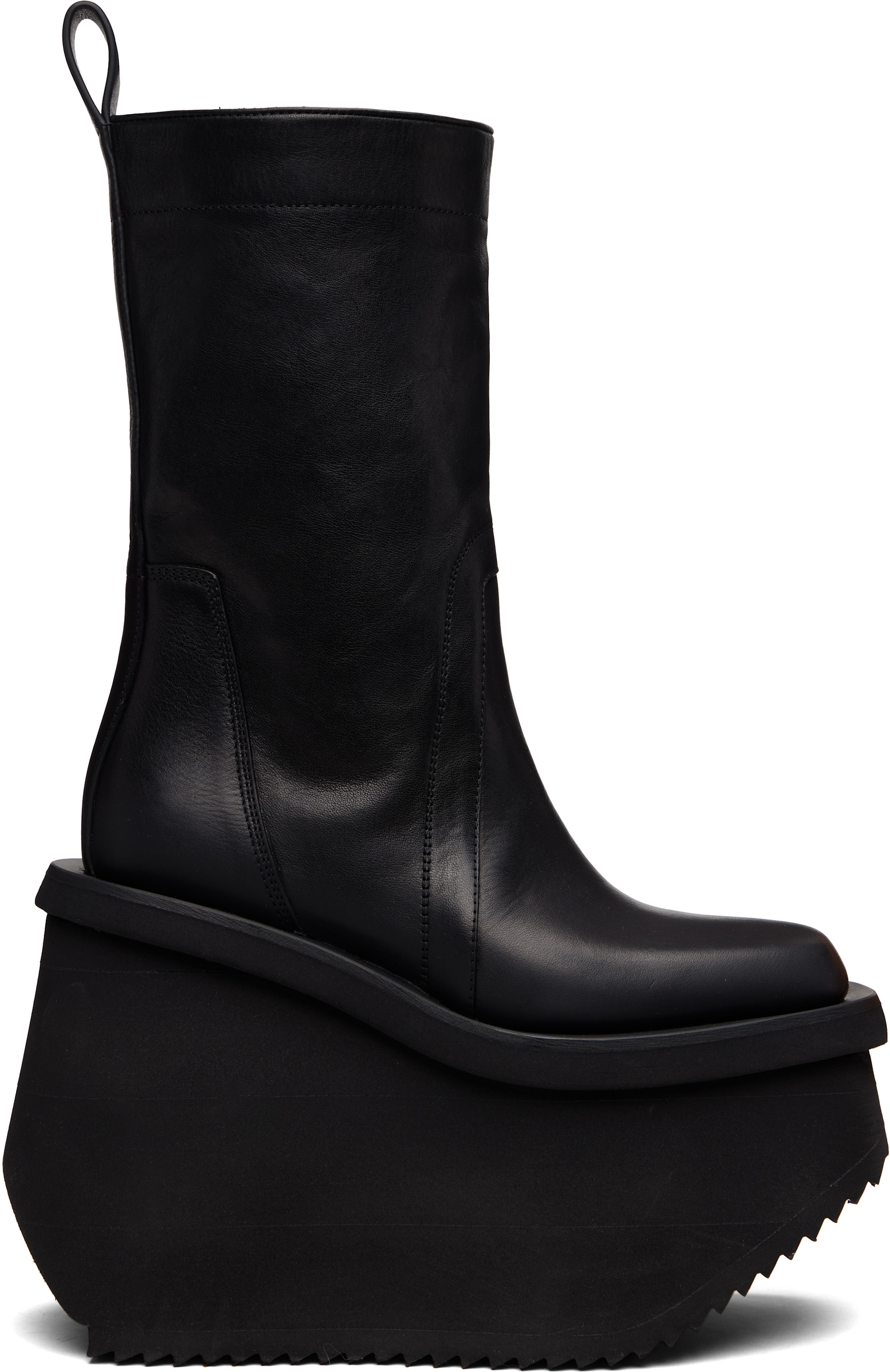 Rick Owens: ブラック Concordians Factory ブーツ | SSENSE 日本