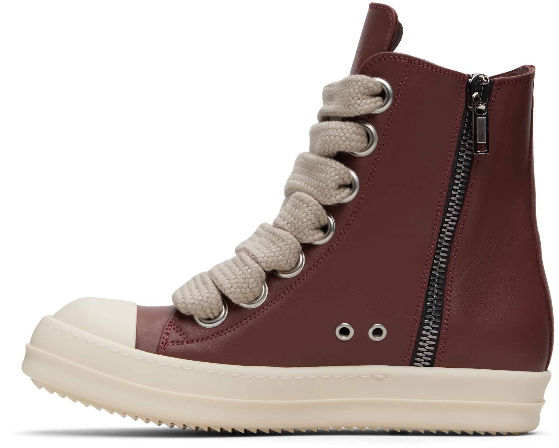 Rick Owens: Pink Concordians Jumbolace Sneakers | SSENSE
