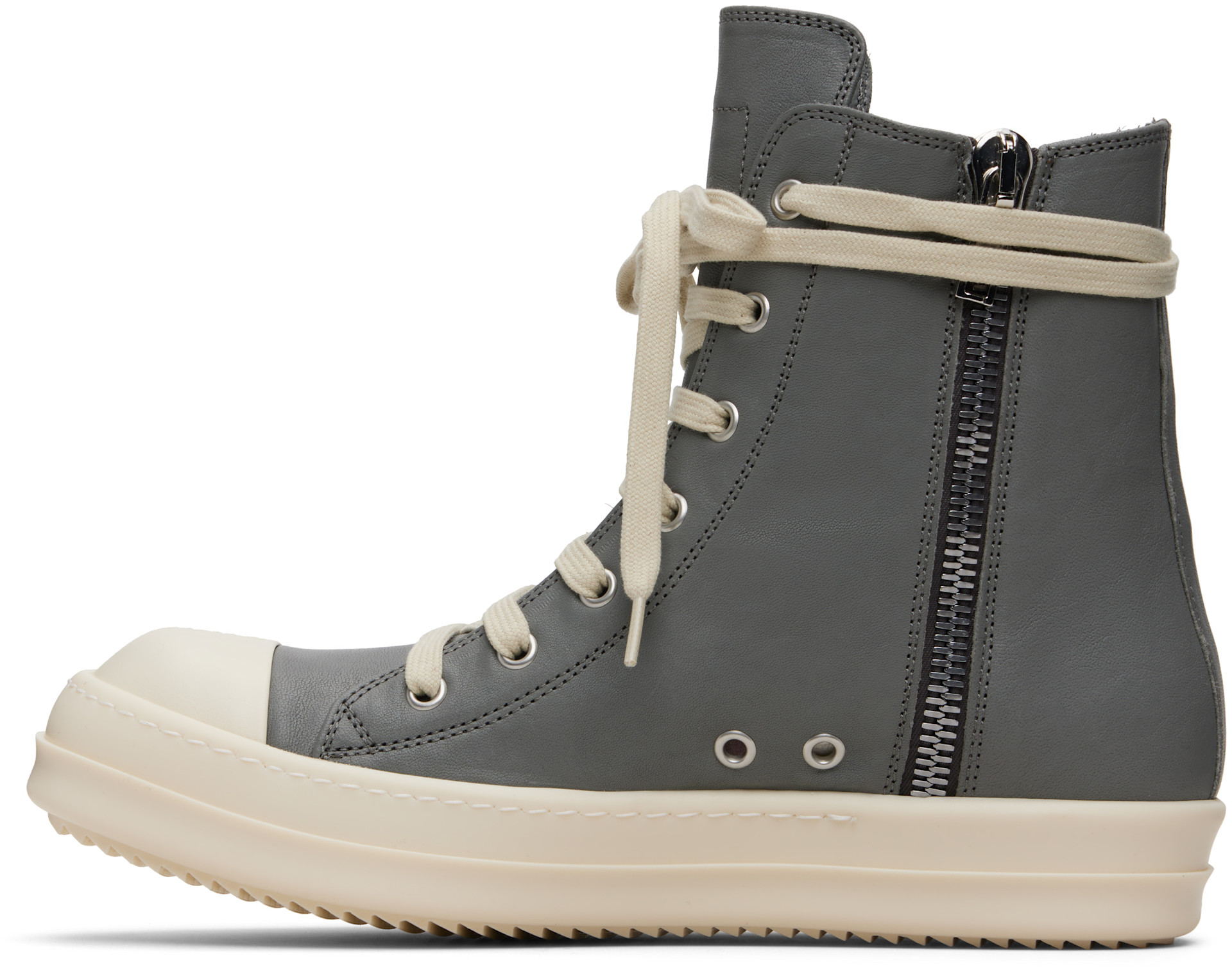 Rick Owens - Baskets grises - Concordians