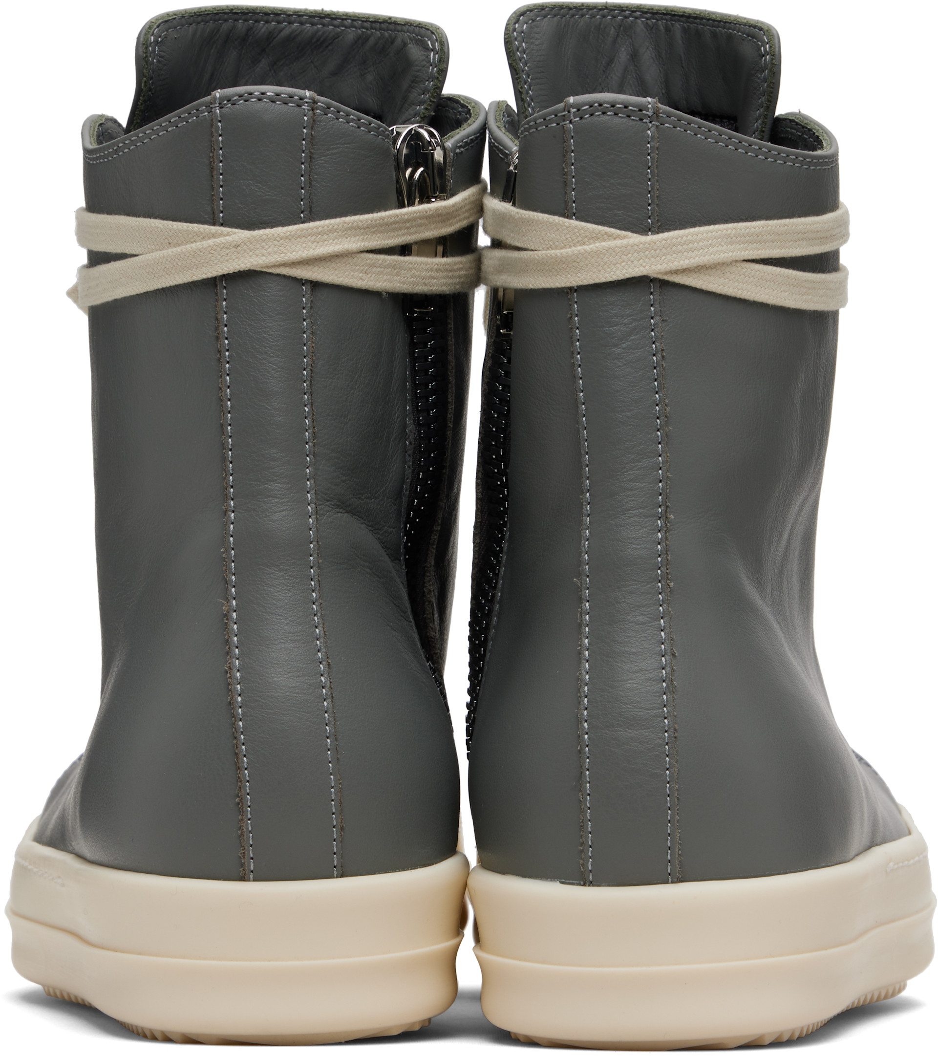Rick Owens: Gray Concordians Sneakers | SSENSE