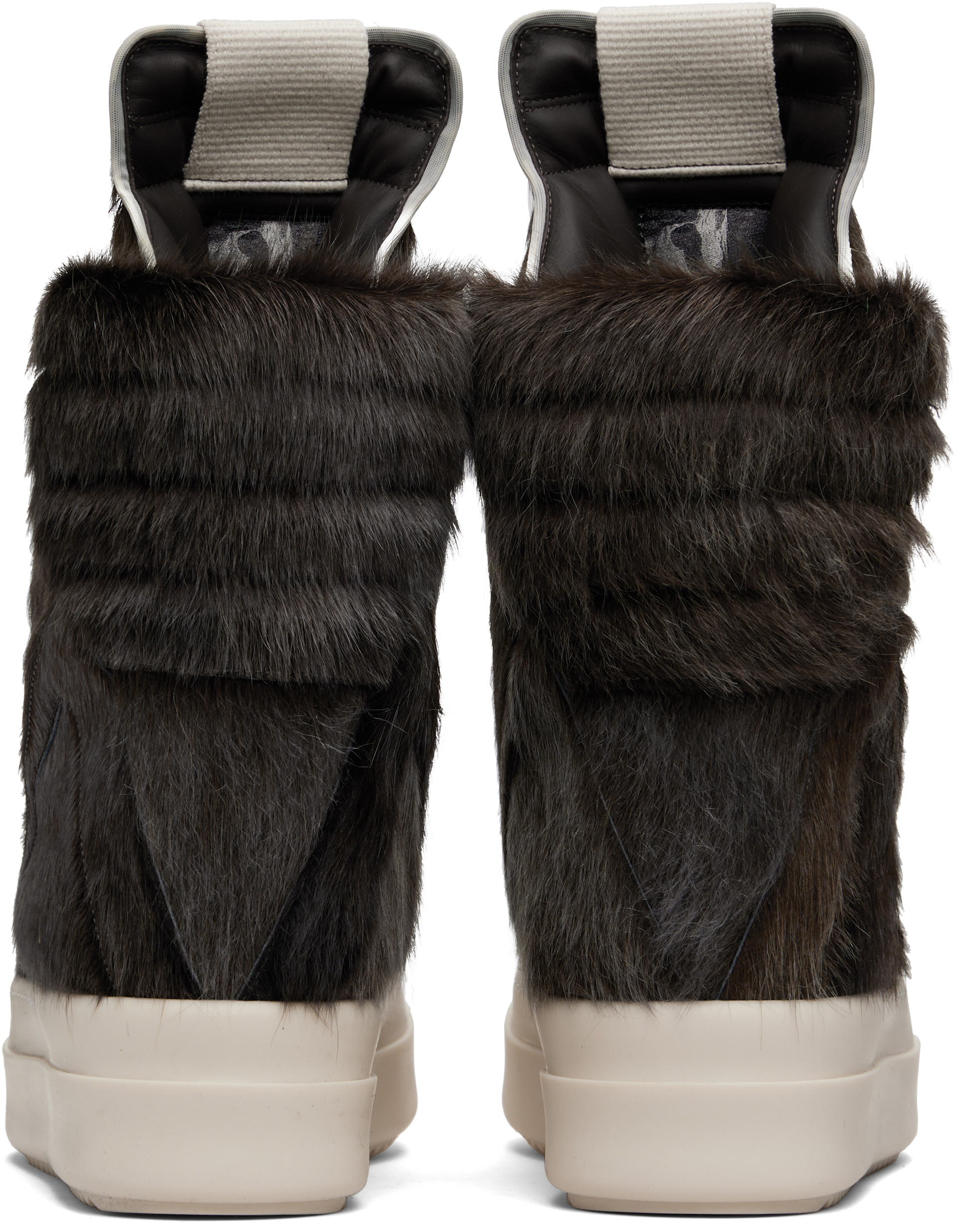Rick Owens: ブラウン Concordians Megageobaskets スニーカー