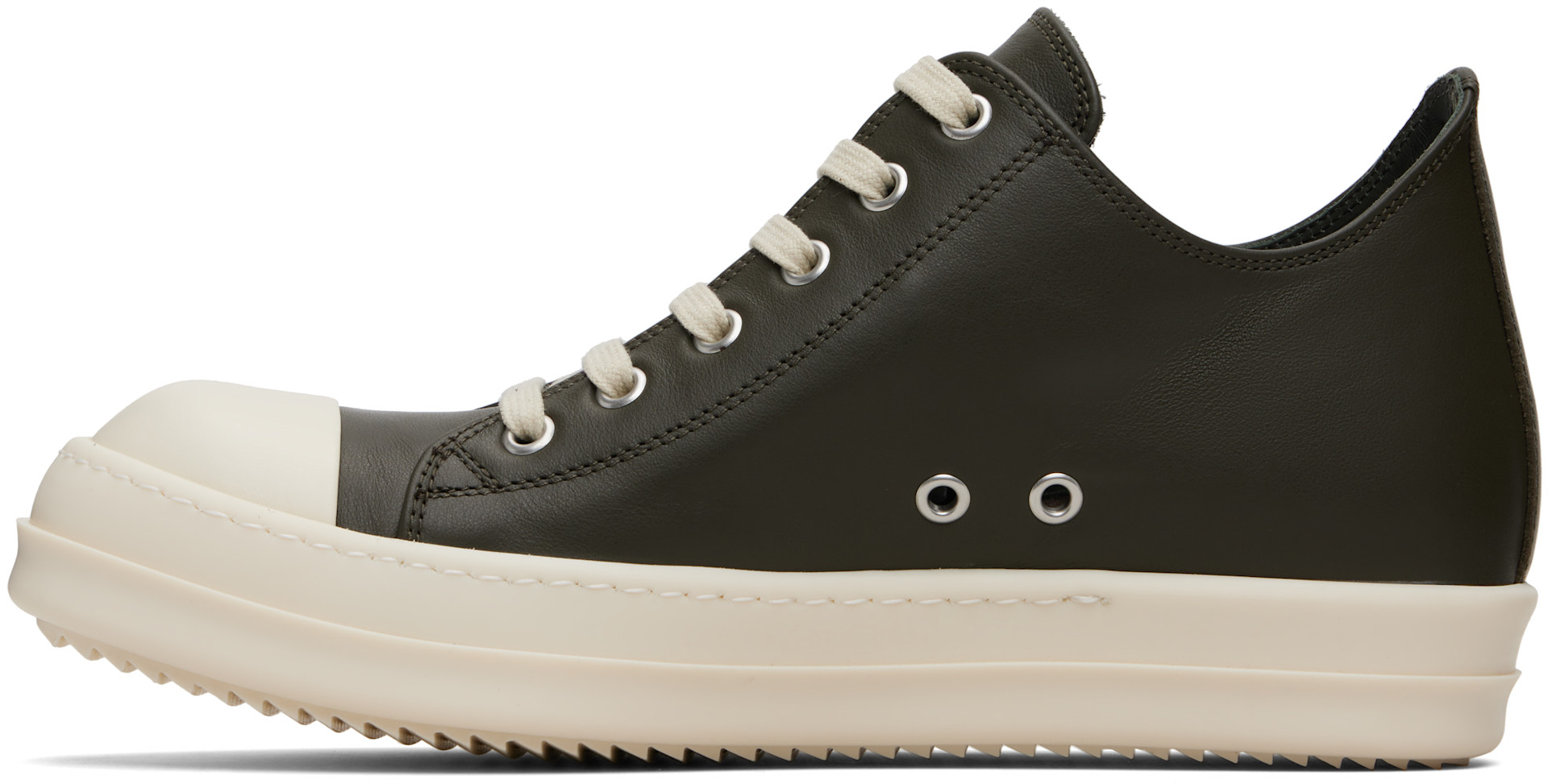 Rick Owens: Khaki Concordians Low Sneaks Sneakers | SSENSE
