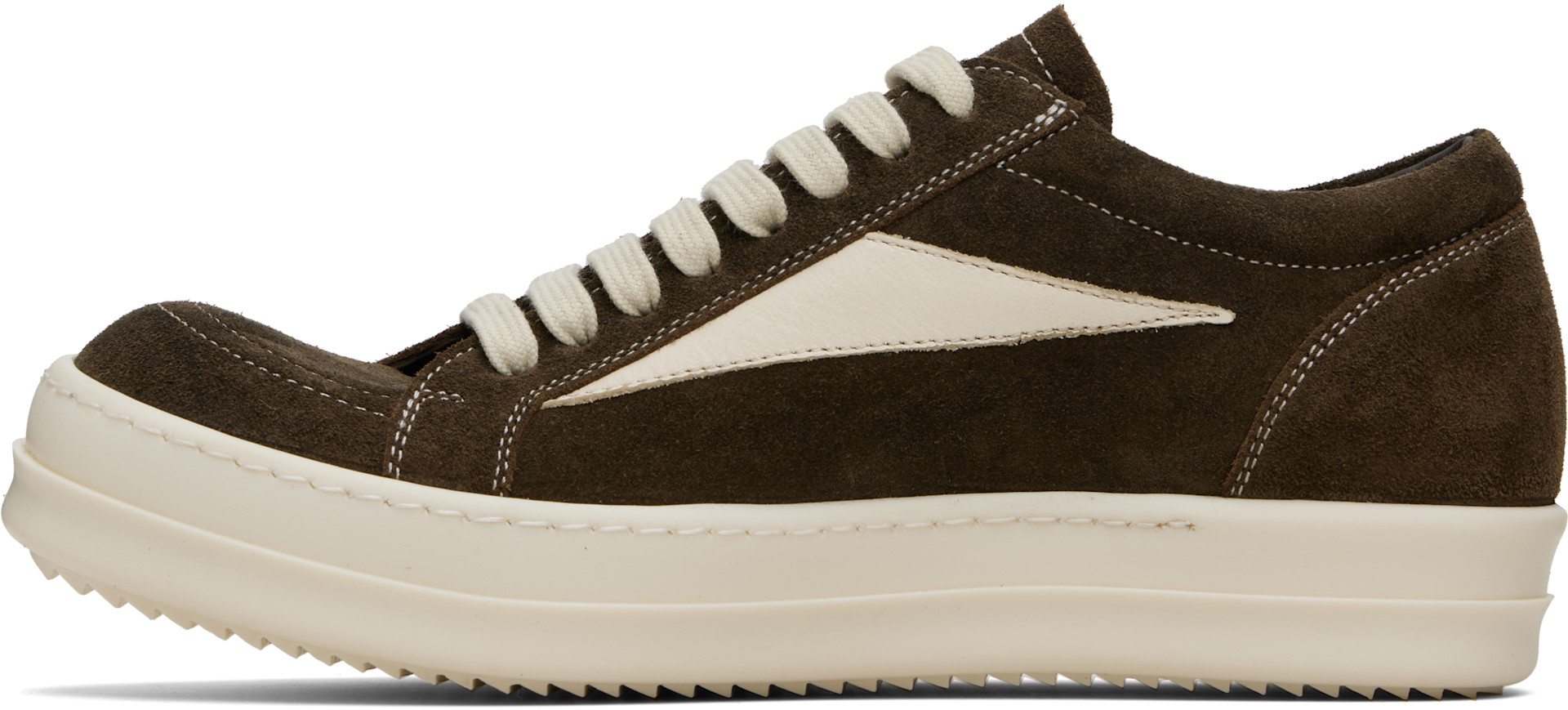 Rick Owens: Brown Concordians Vintage Sneaks Sneakers | SSENSE