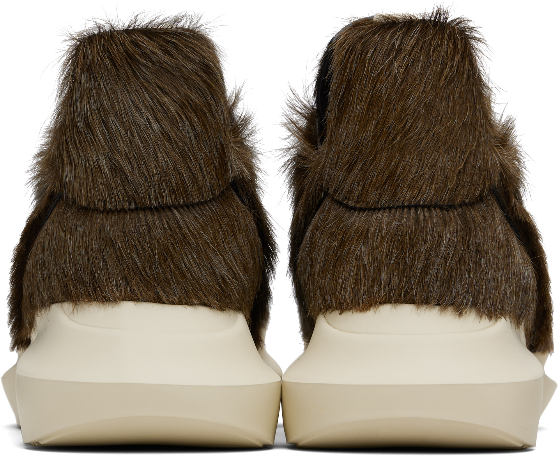 Rick Owens: Brown Concordians Geth Runner Sneakers | SSENSE Canada Rick Owens: Brown Concordians Geth Runner Sneakers | SSENSE Canada