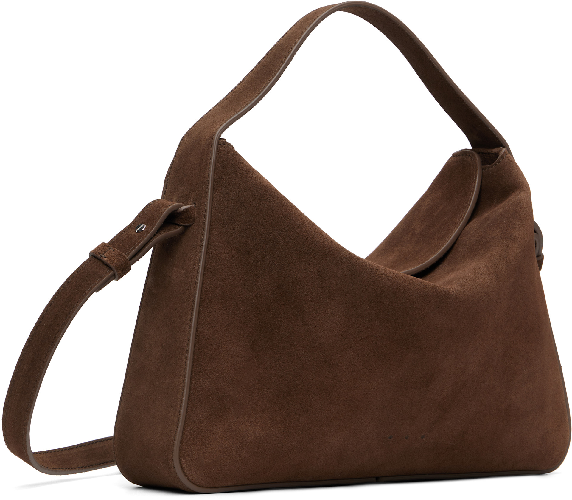 Aesther Ekme: Brown Soft Baguette Crossbody Bag | SSENSE