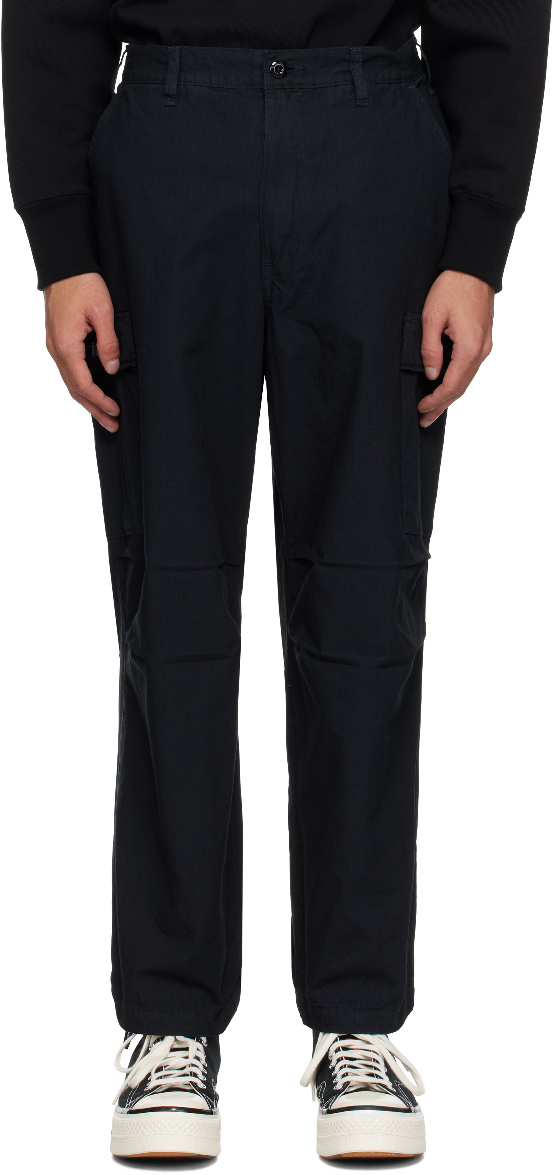 WTAPS - 블랙 MILT9602 카고 팬츠