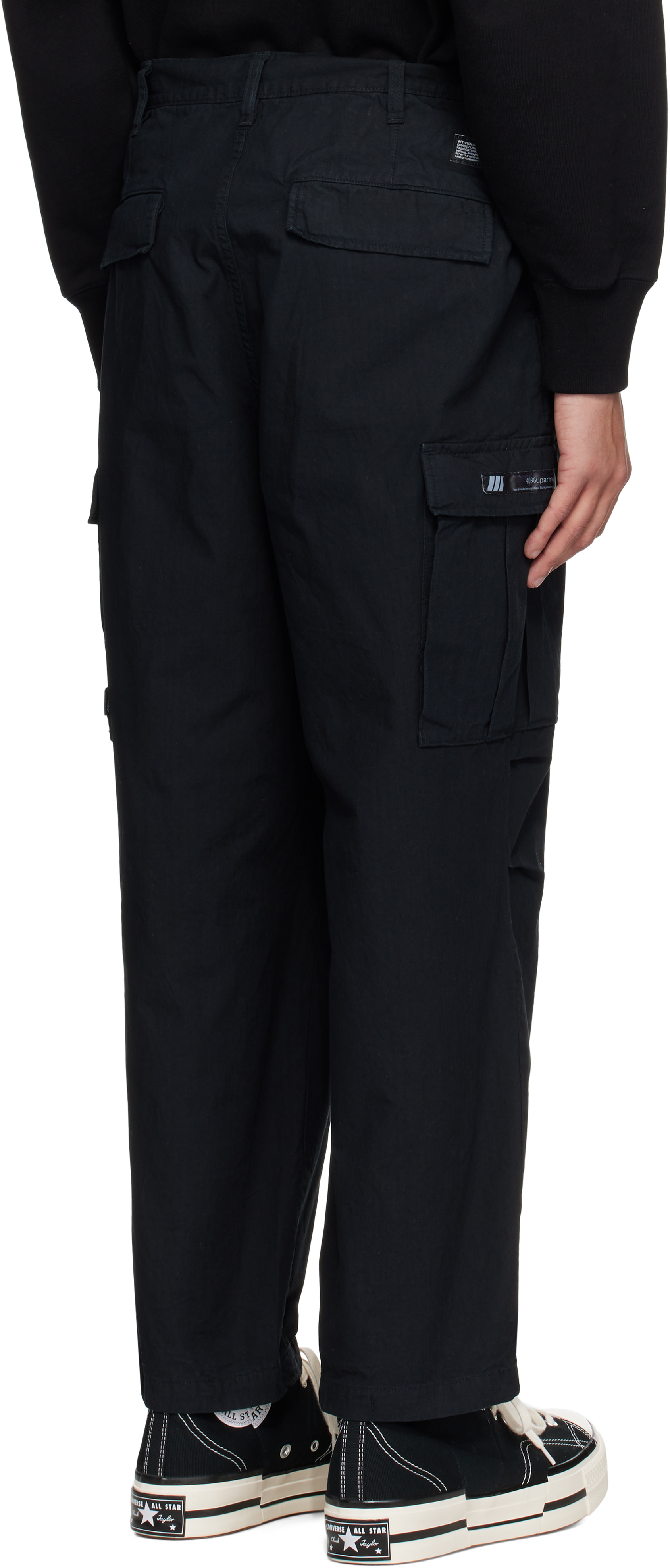 WTAPS - 블랙 MILT9602 카고 팬츠