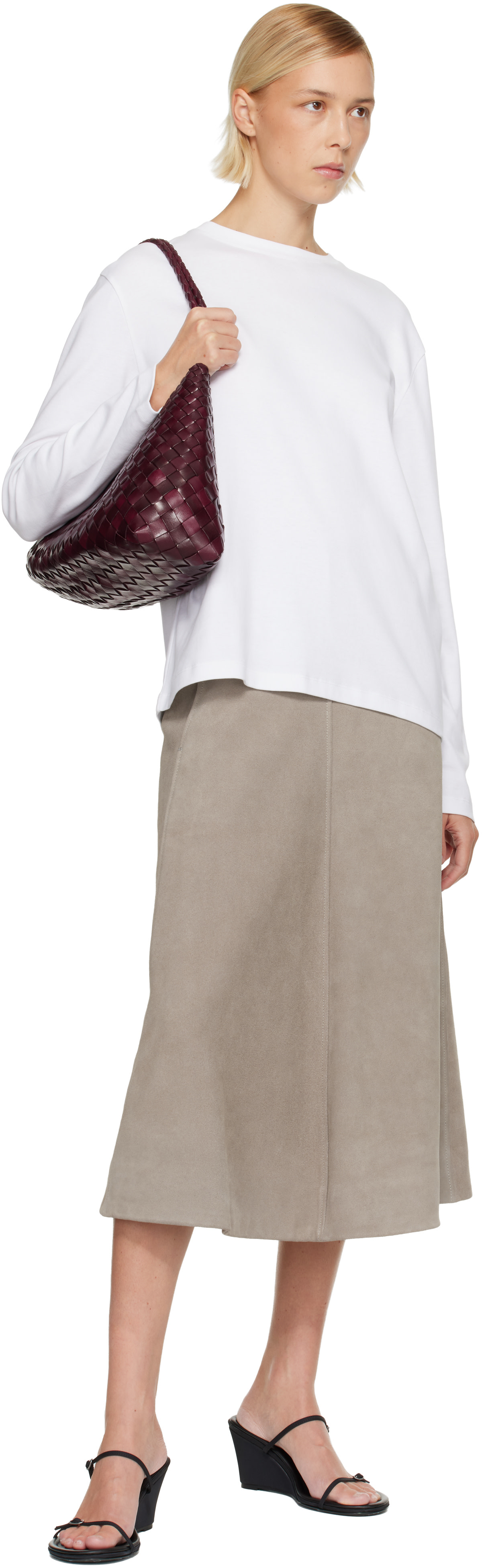 Dragon Diffusion: Burgundy Santa Croce Big Tote | SSENSE