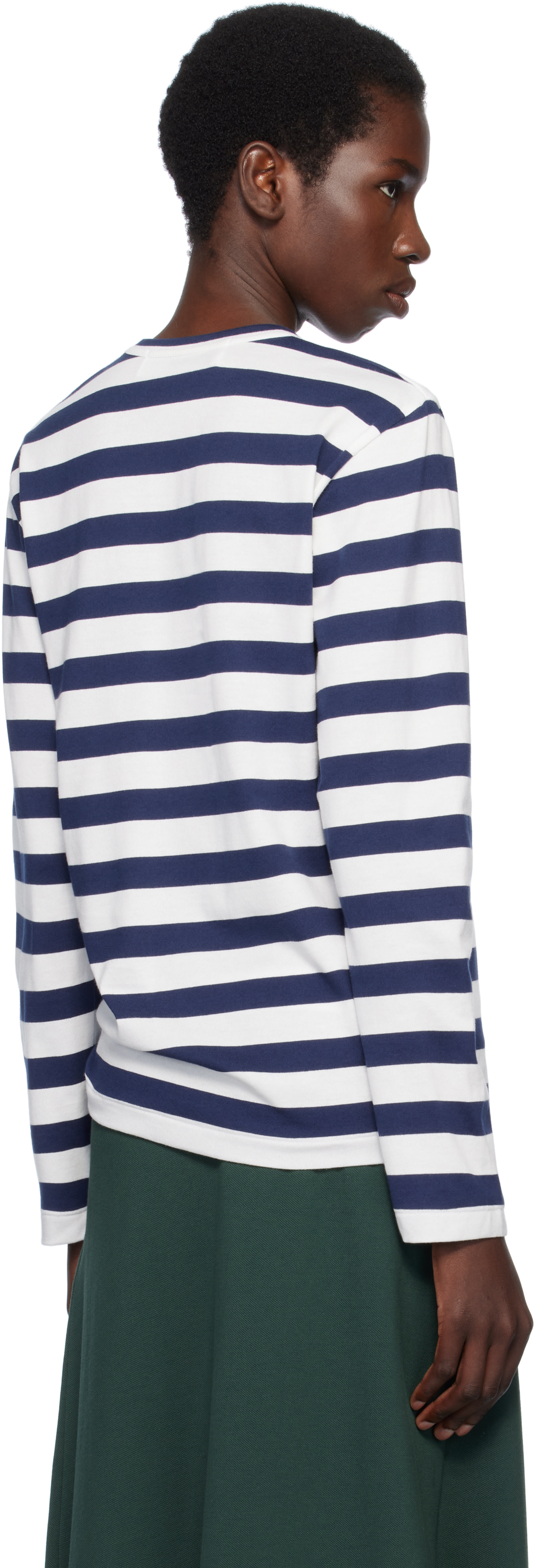 PLAY COMME des GARÇONS ストライプ長袖カットソー S PLAY COMME des GARCONS プレイ コムデギャルソン ロンT ボーダー