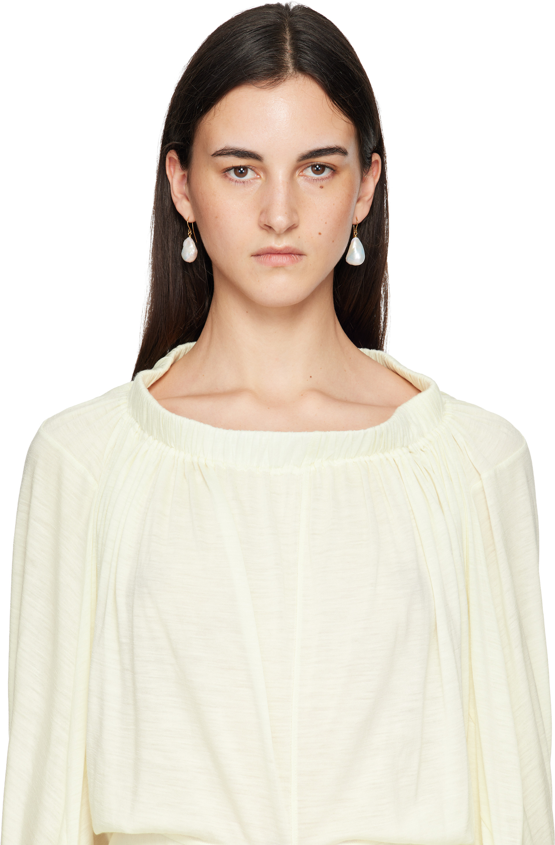Jil Sander - Boucles d'oreilles Grainy