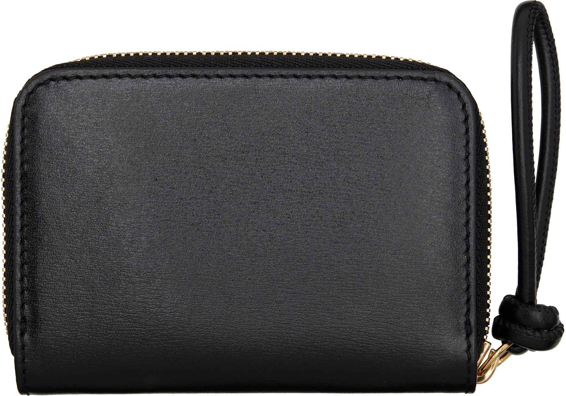 Jil Sander: Black Giro Small Coin Pouch | SSENSE India