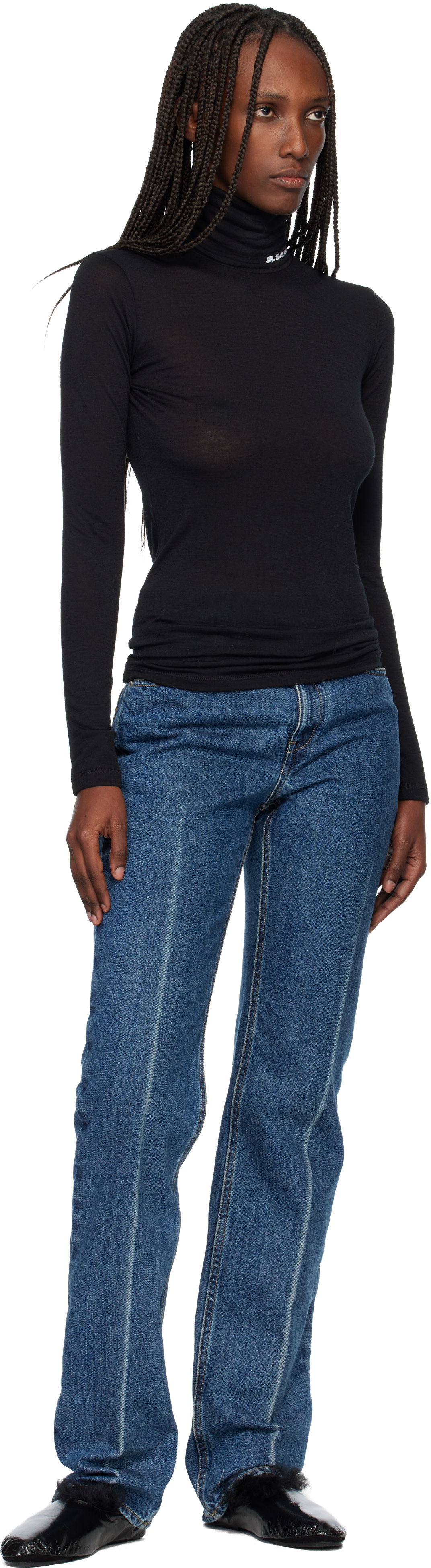 Jil Sander - Jean bleu Diagonal en denim