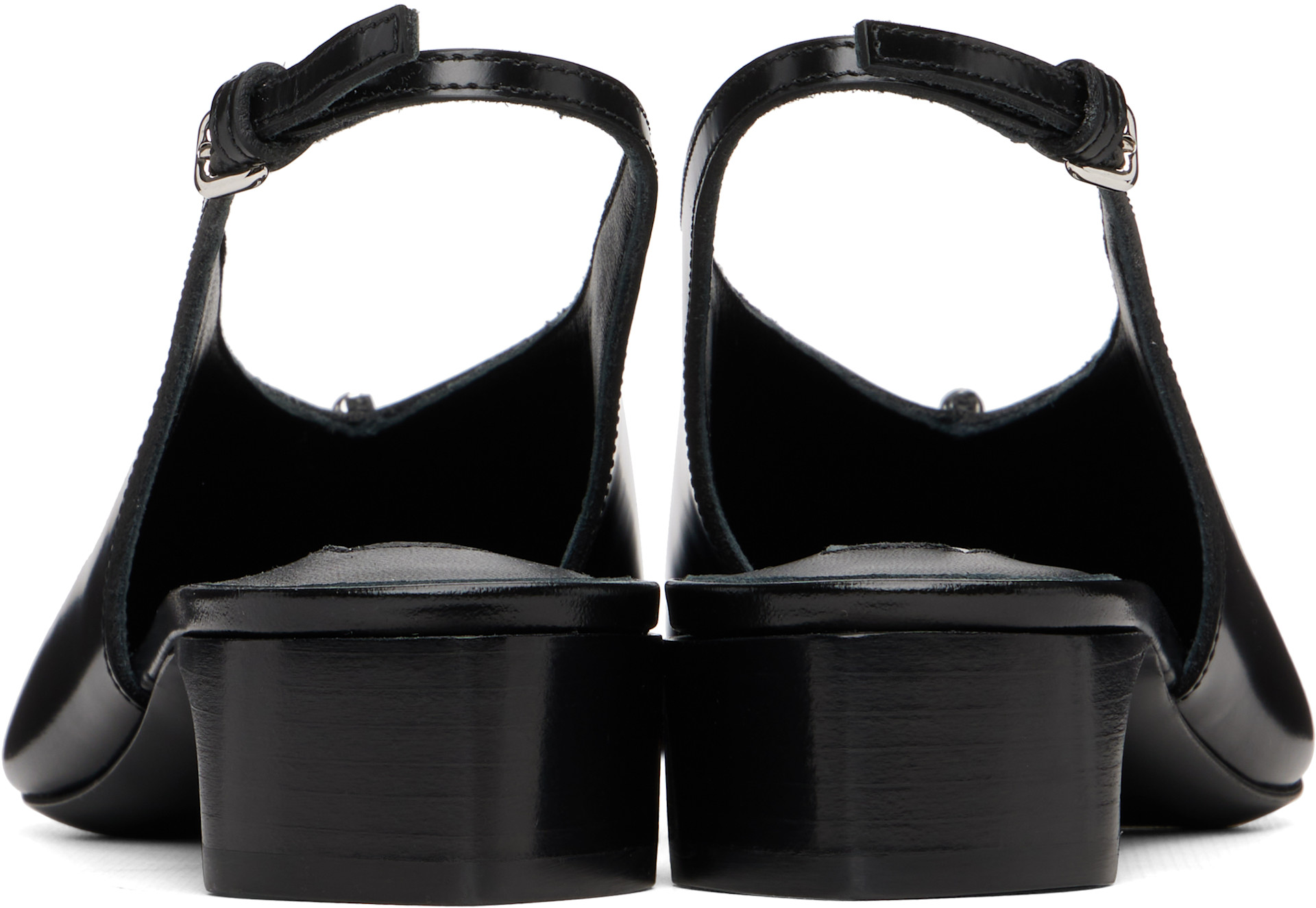 Jil Sander: Black Pump Heels | SSENSE