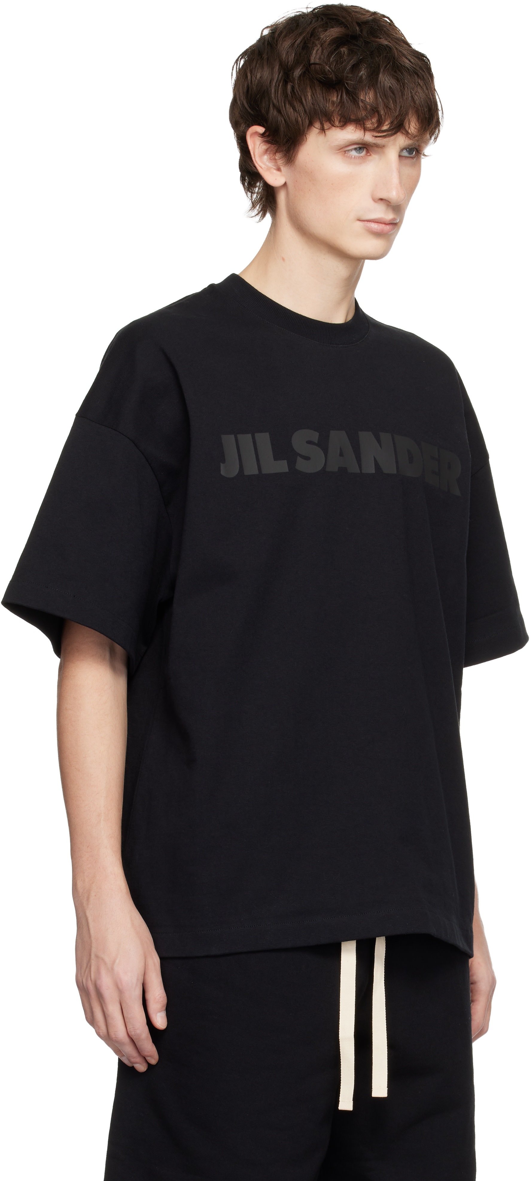 JIL SANDER Tシャツ☆ Jil Sander logo-print Cotton T-shirt | White | FARFETCH