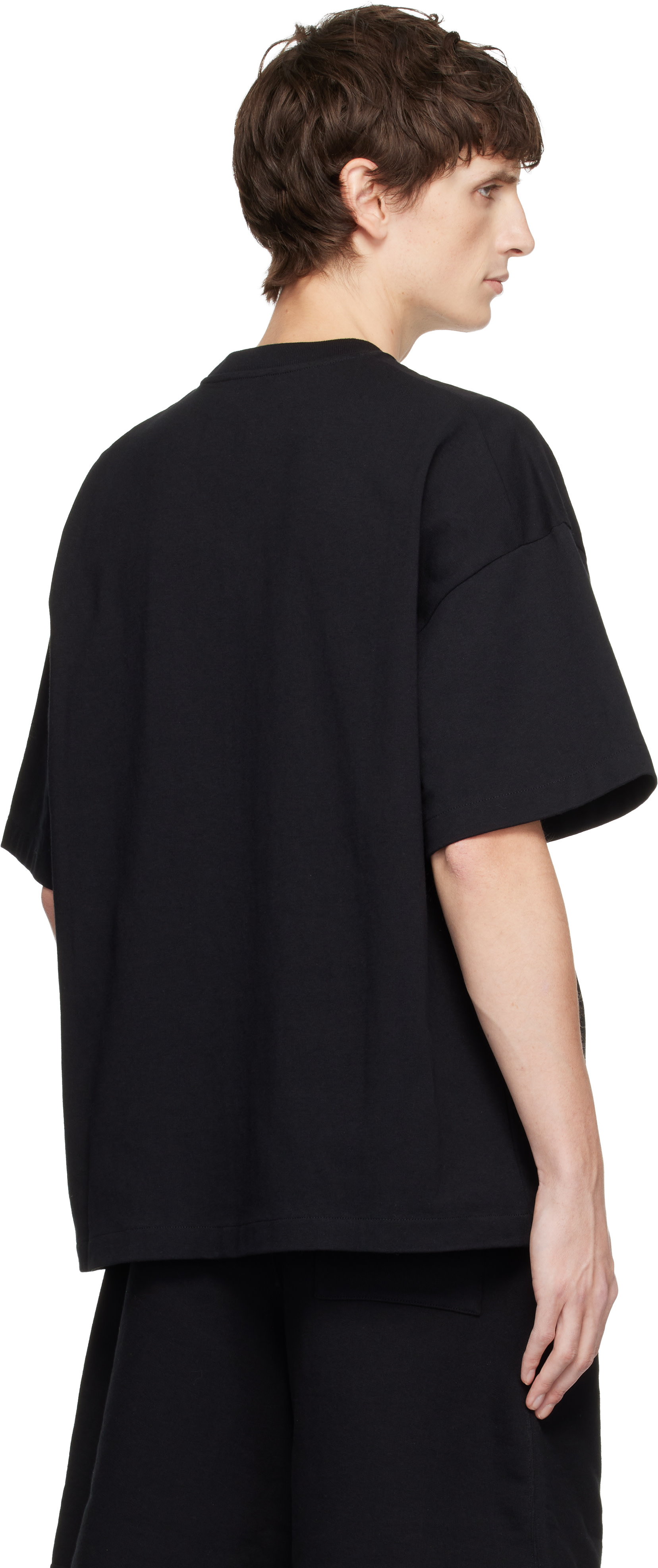 Jil Sander: Black Logo T-shirt | SSENSE
