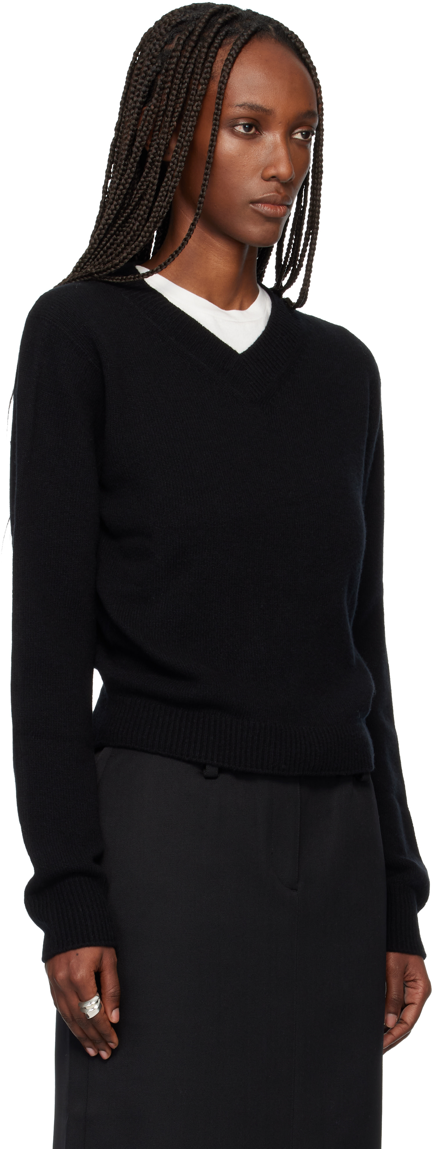 topshop black jumper dress Black Beaded Sequin Tulle Deep V-neck Sleeveless Long Prom Dresses, CP   clover sew