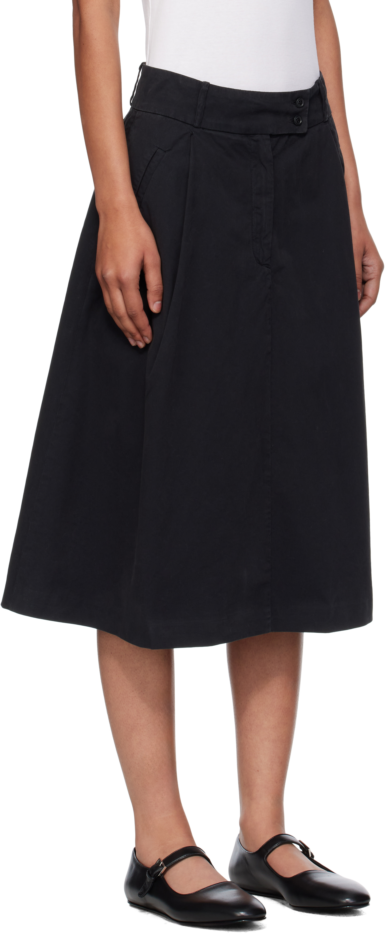 A.P.C. - Jupe midi Deborah noire