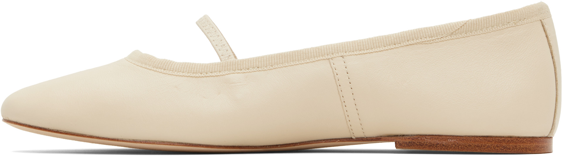A.P.C. - Ballerines Swan beiges