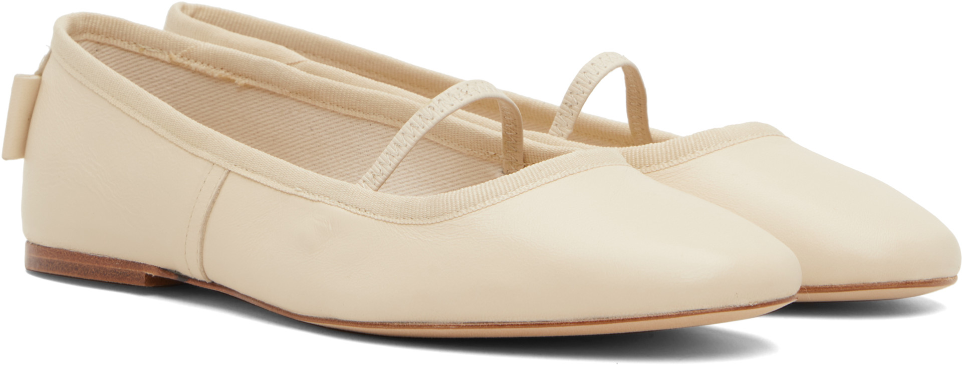 A.P.C. - Ballerines Swan beiges