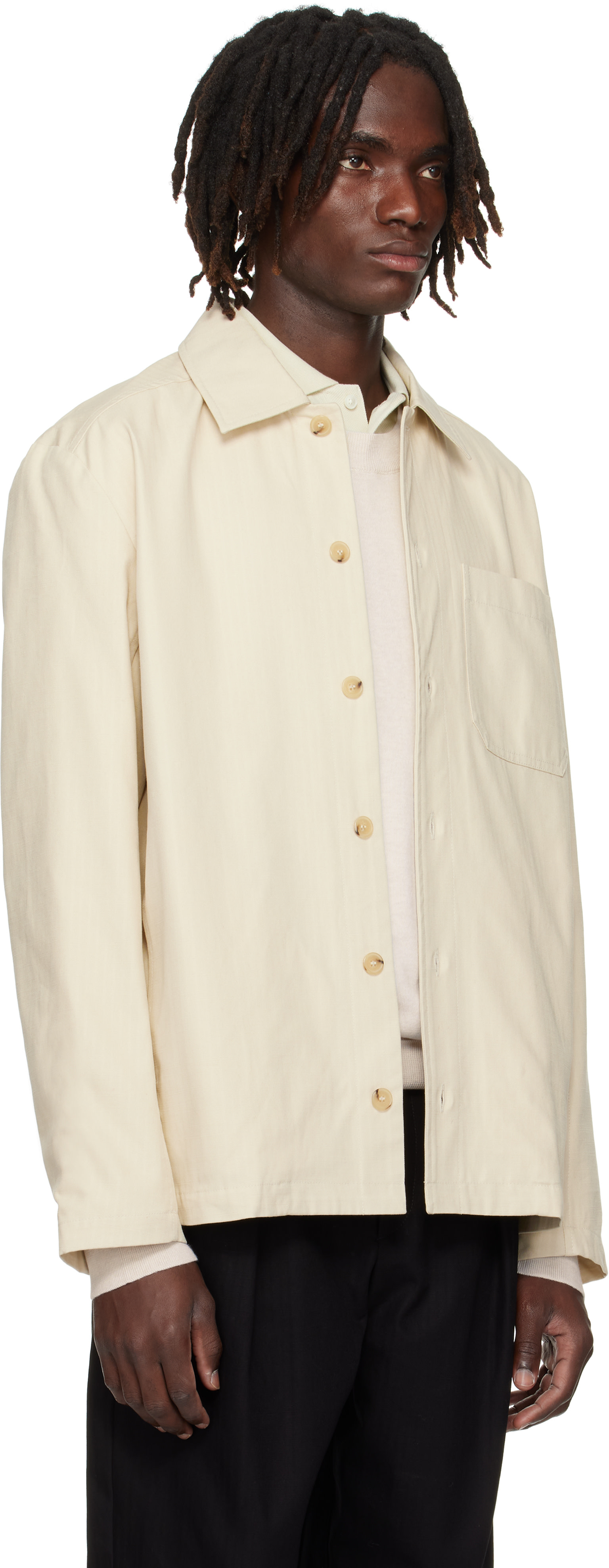 A.P.C.: ベージュ Jeffray ジャケット | SSENSE 日本