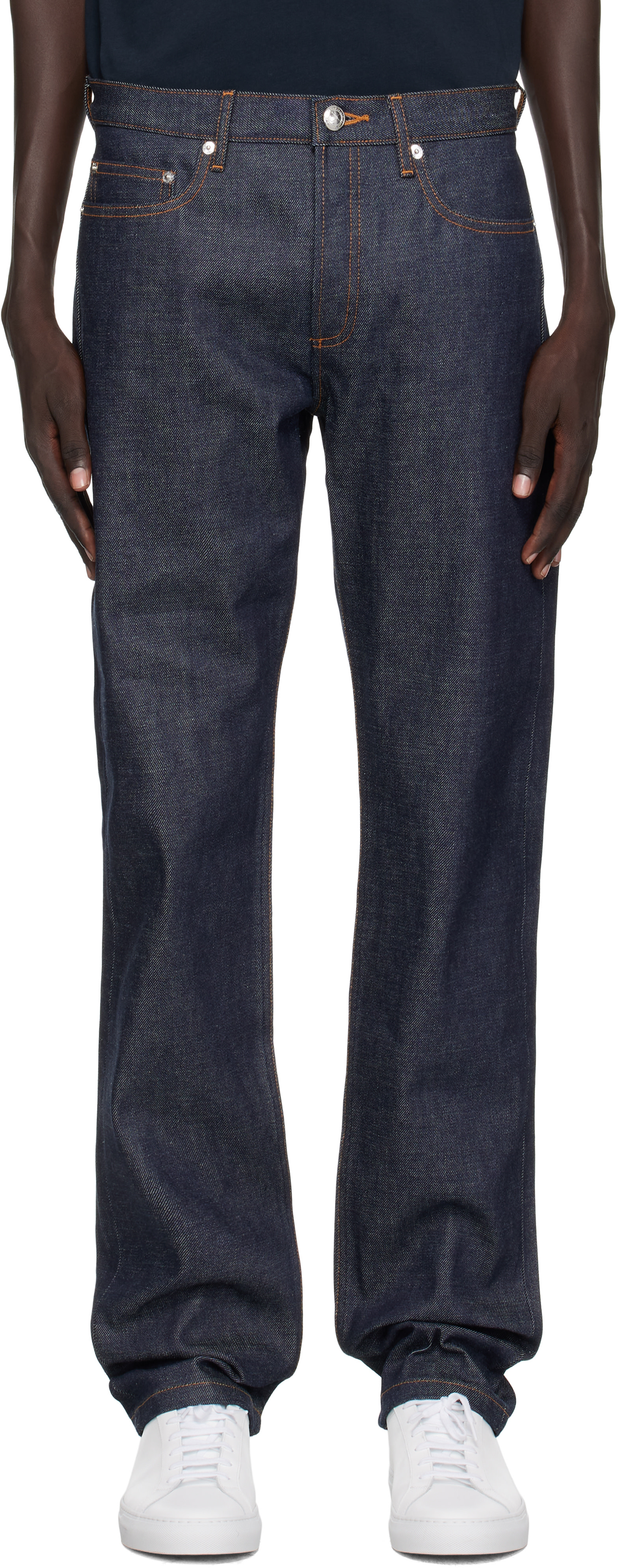 ト*ル様 A.P.C. NEW STANDARD ジーンズ 31 A.P.C.: ネイビー New Standard ジーンズ | SSENSE 日本