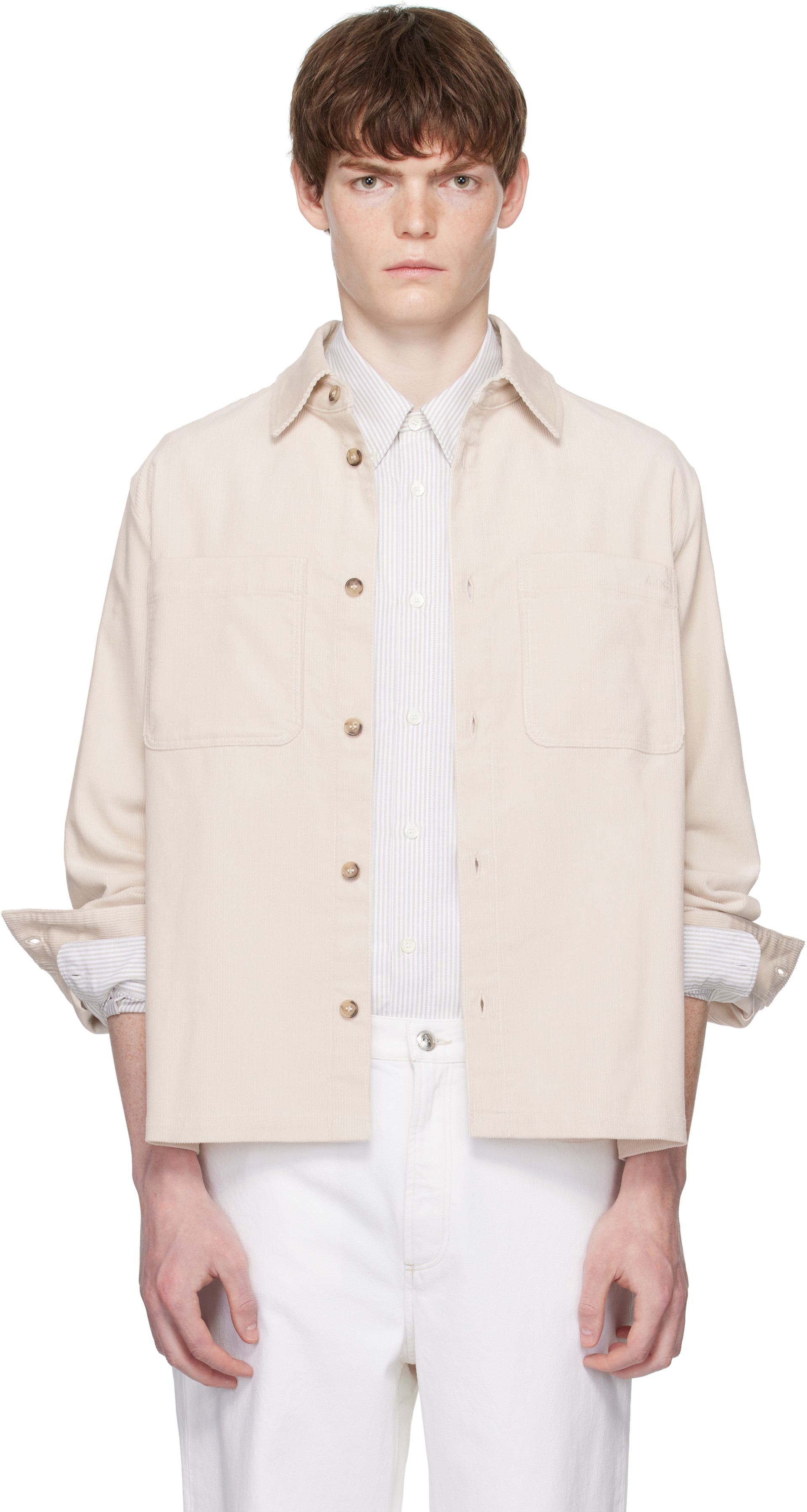 A.P.C. - Off-White Leon Overshirt