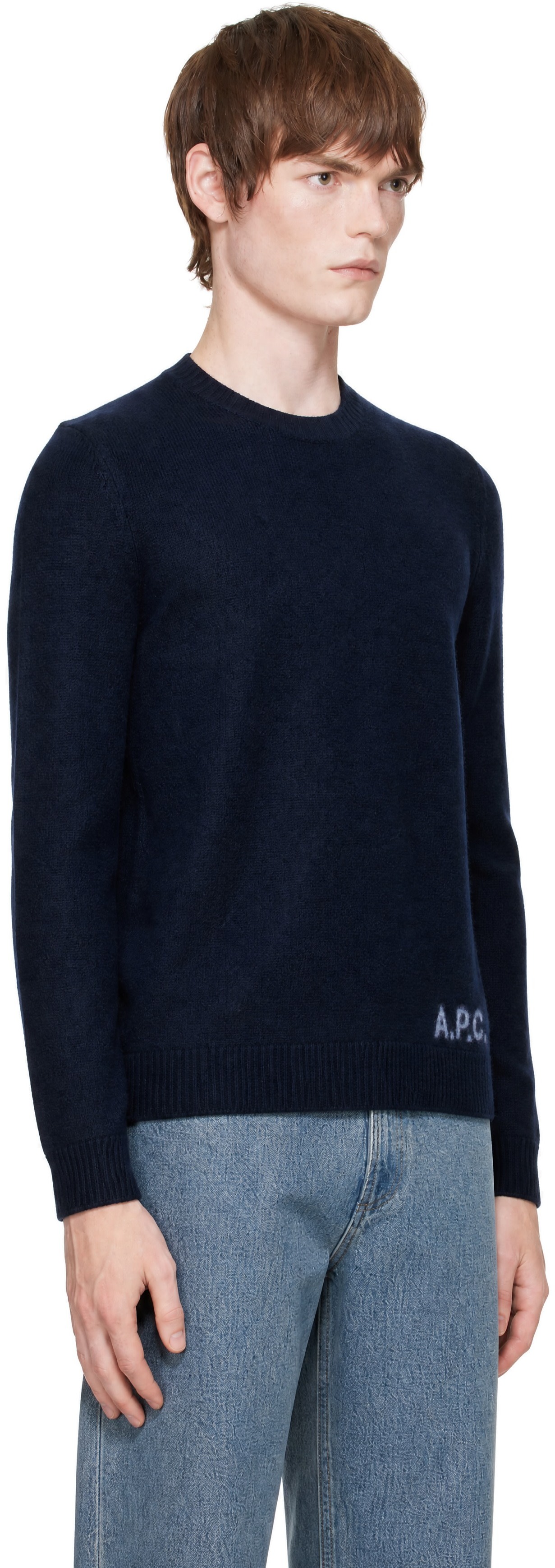A.P.C. - Pull Edward bleu marine