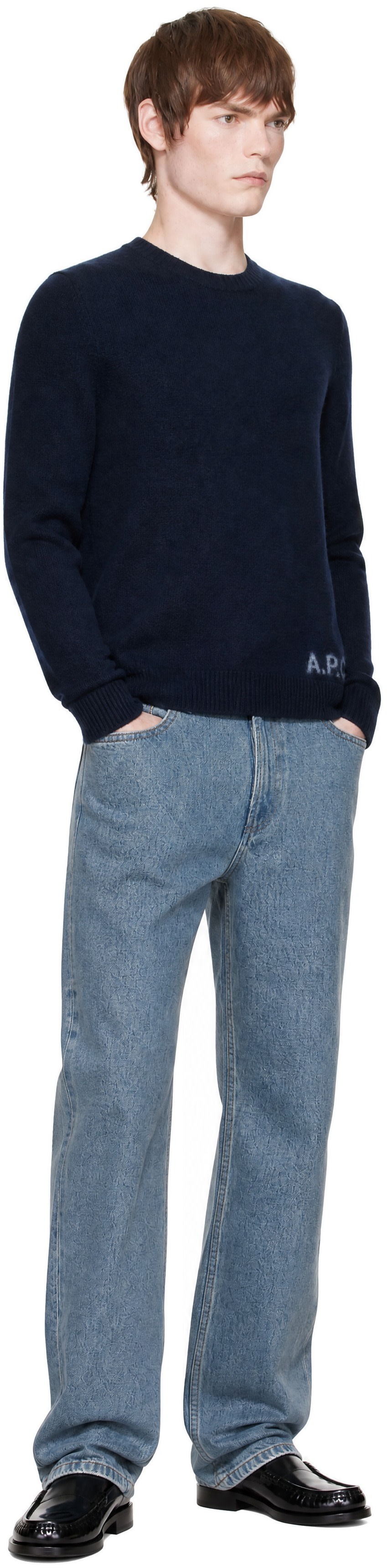 A.P.C. - Navy Edward Sweater