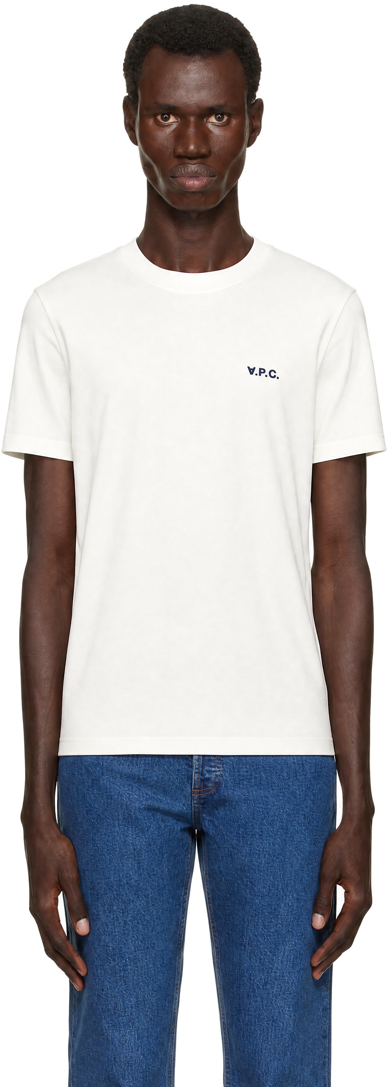 A.P.C. - White Boxy Petit 'VPC' T-shirt