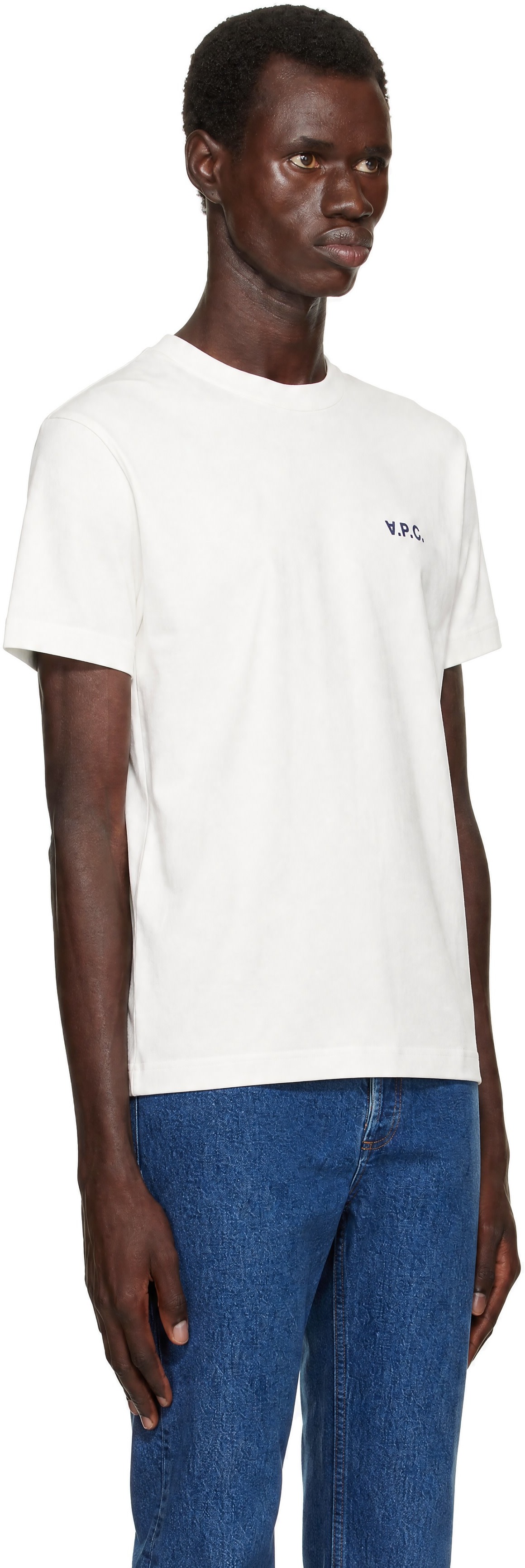 A.P.C. - White Boxy Petit 'VPC' T-shirt