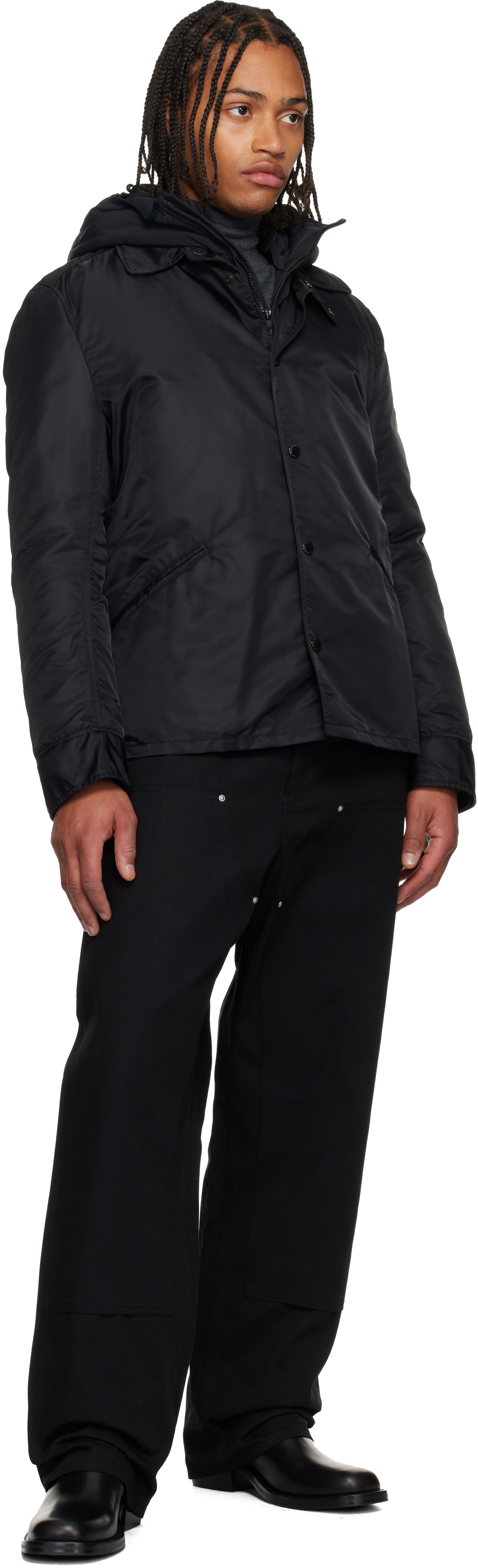 Junya Watanabe: Black Carhartt Edition Carpenter Jeans | SSENSE