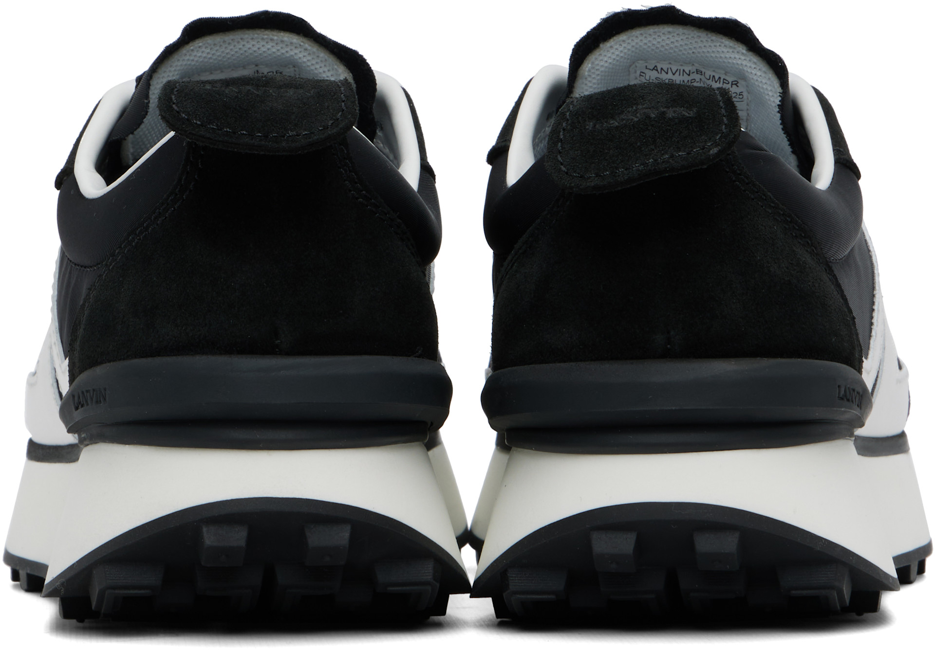 Lanvin - Black Bumpr Nylon Sneakers