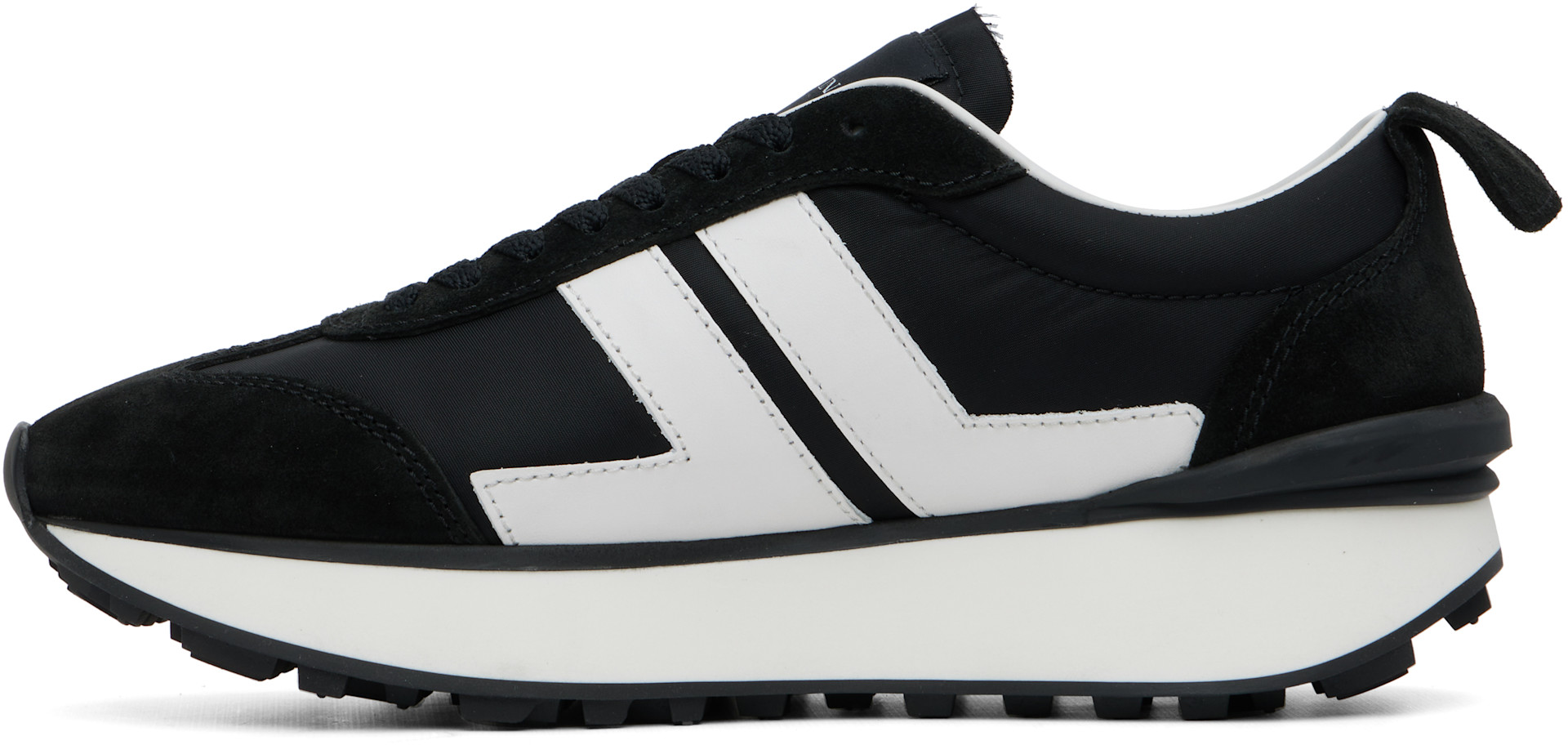 Lanvin - Black Bumpr Nylon Sneakers