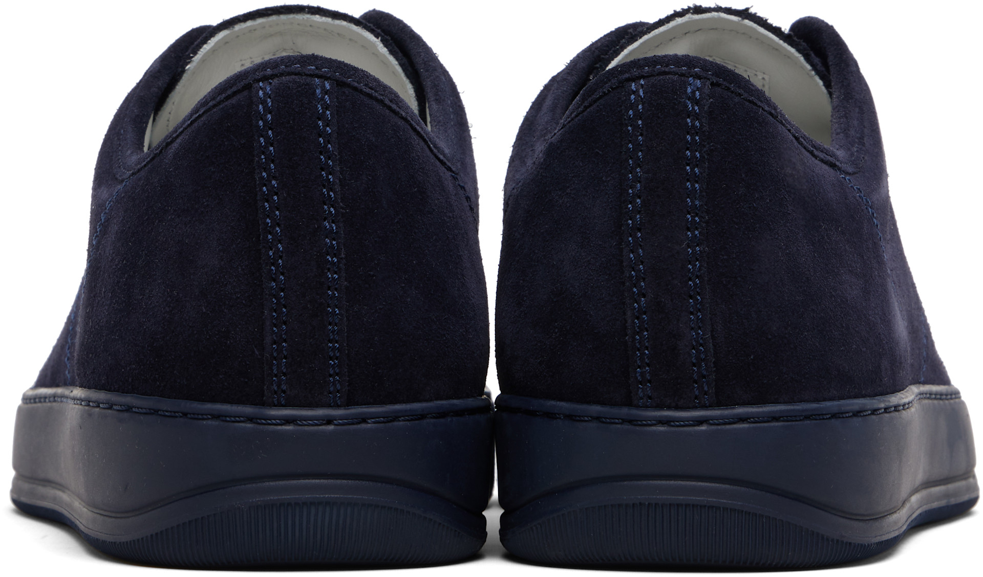 Lanvin - ネイビー DBB1 レザー&スエード スニーカー