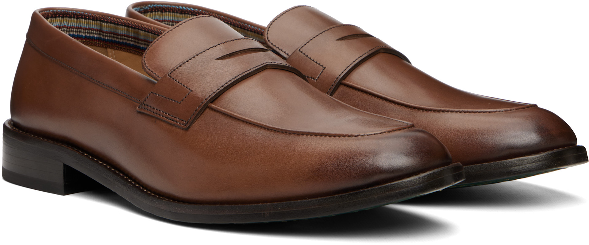 Paul Smith - Brown Leather Benito Loafers