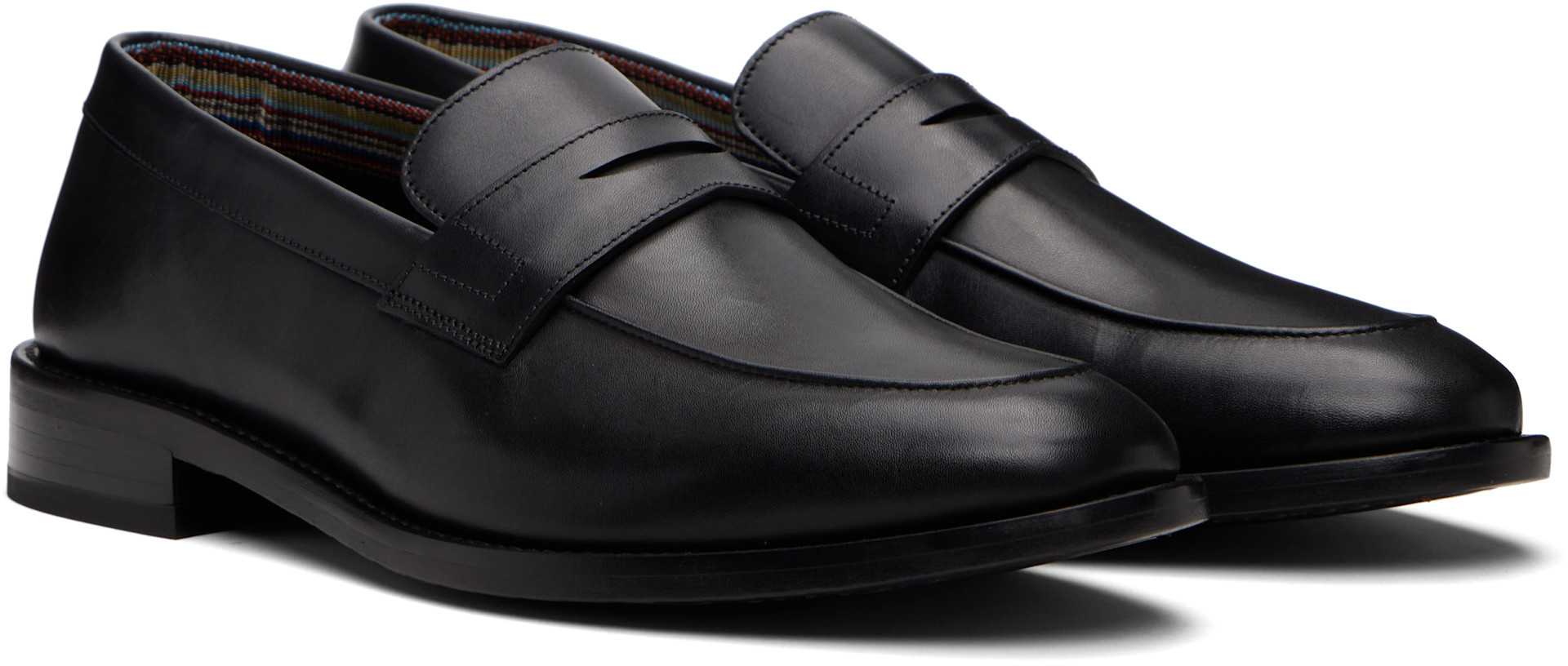 Paul Smith - Black Leather Benito Loafers
