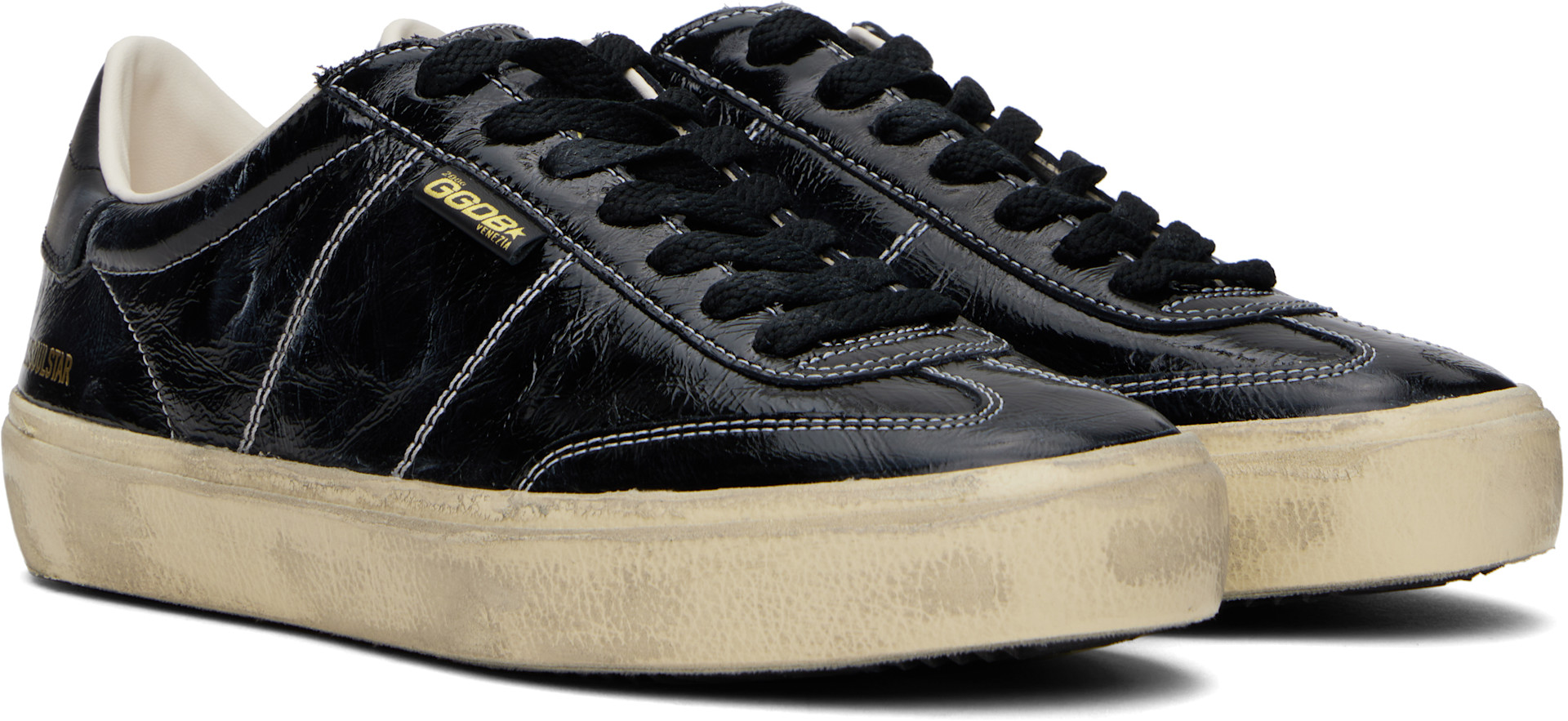 Golden Goose: ブラック Soul Star スニーカー | SSENSE 日本
